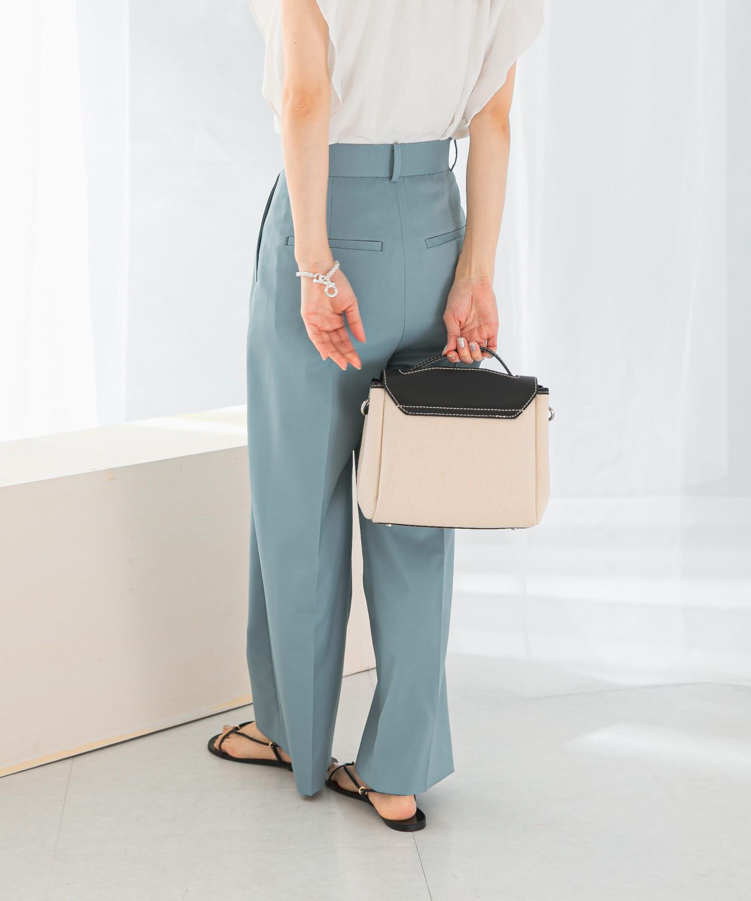 URBAN RESEARCH ROSSO「防シワハイウエストワイドスラックス」|その他|