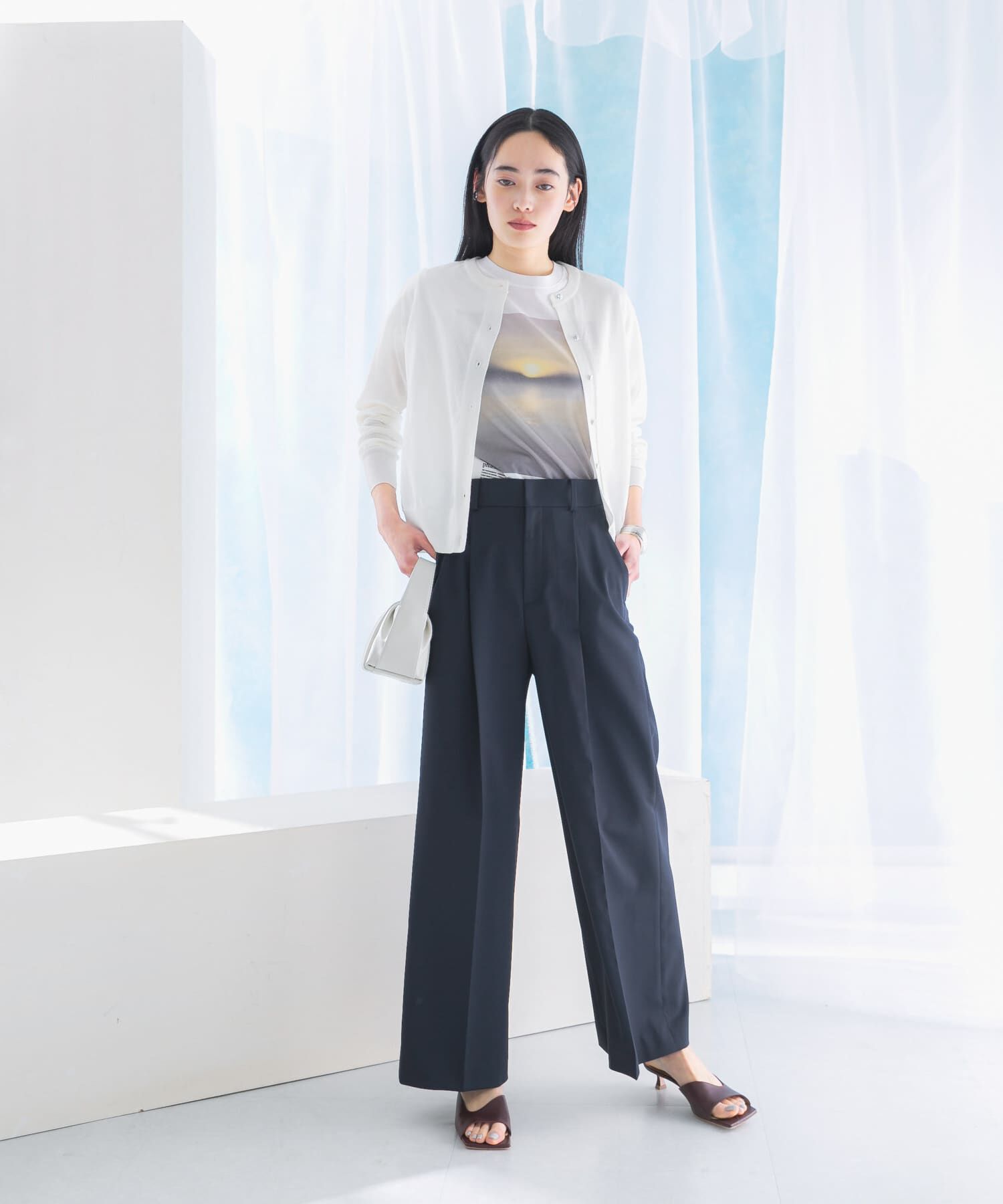 URBAN RESEARCH ROSSO「防シワハイウエストワイドスラックス」|その他|