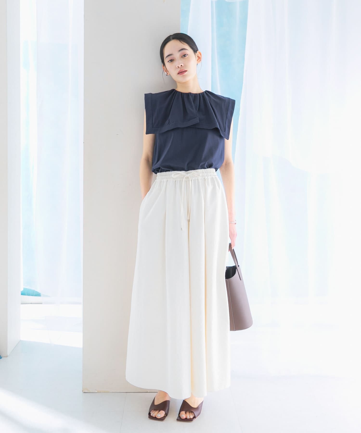 URBAN RESEARCH ROSSO「撥水ギャザーワイドパンツ」|その他|