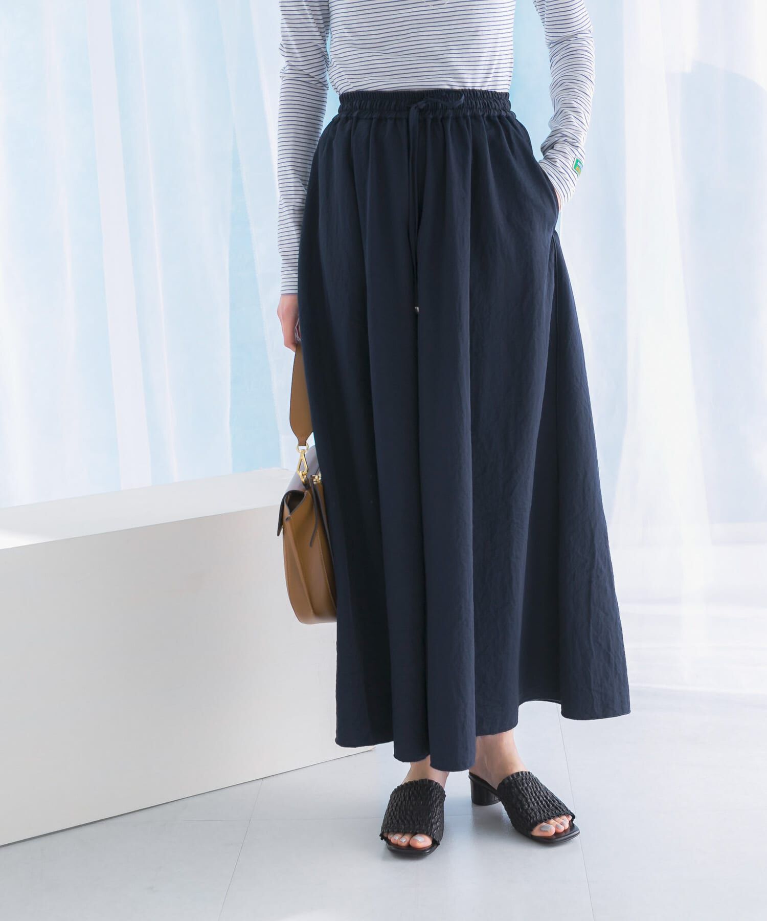 URBAN RESEARCH ROSSO「撥水ギャザーワイドパンツ」|その他|