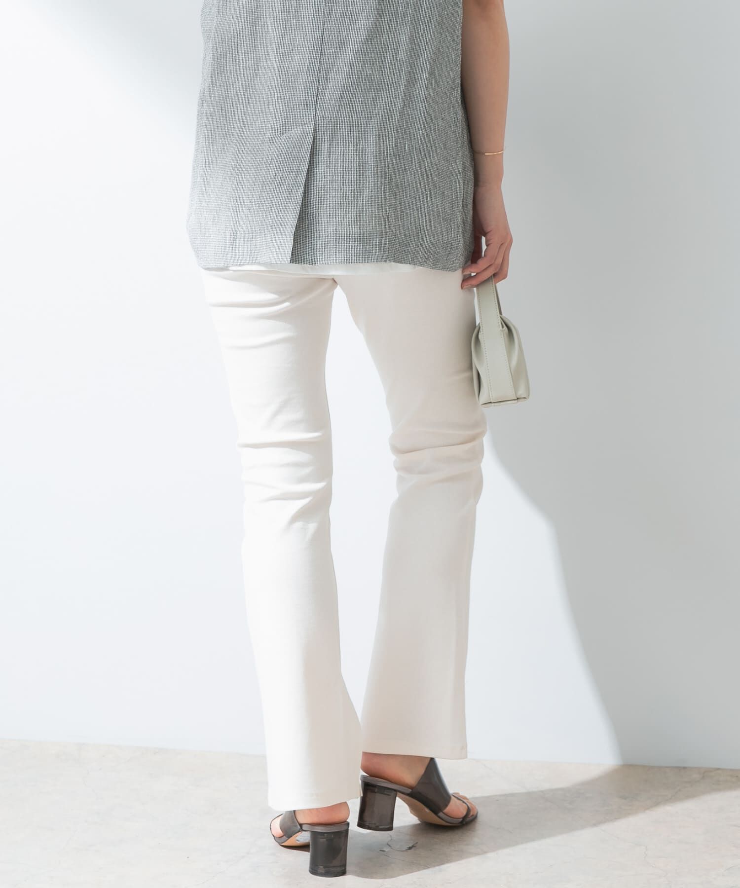 URBAN RESEARCH ROSSO「『UR TECH ひやサラクール』F by ROSSO　スリットフレアパンツ」|その他|