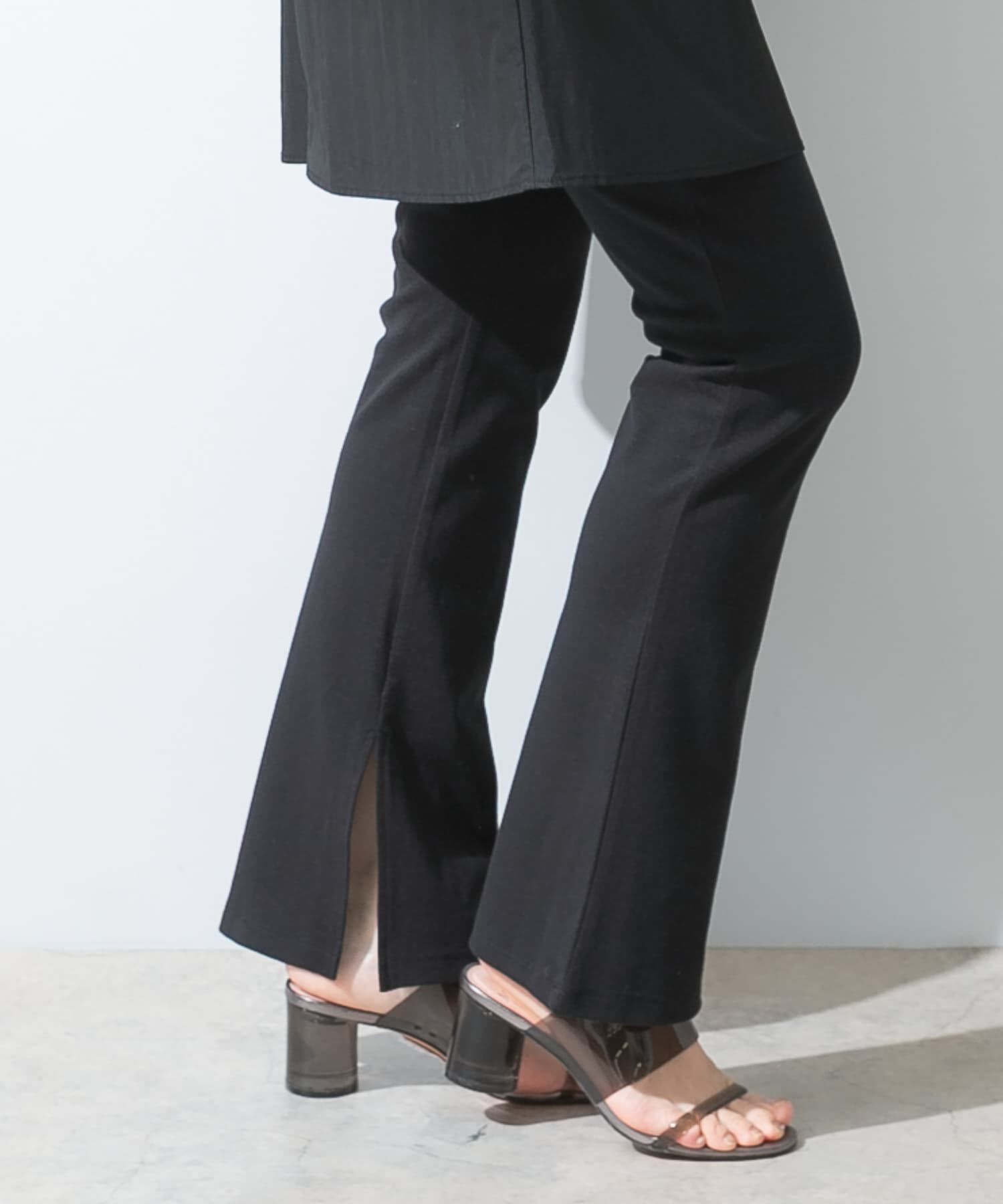 URBAN RESEARCH ROSSO「『UR TECH ひやサラクール』F by ROSSO　スリットフレアパンツ」|その他|