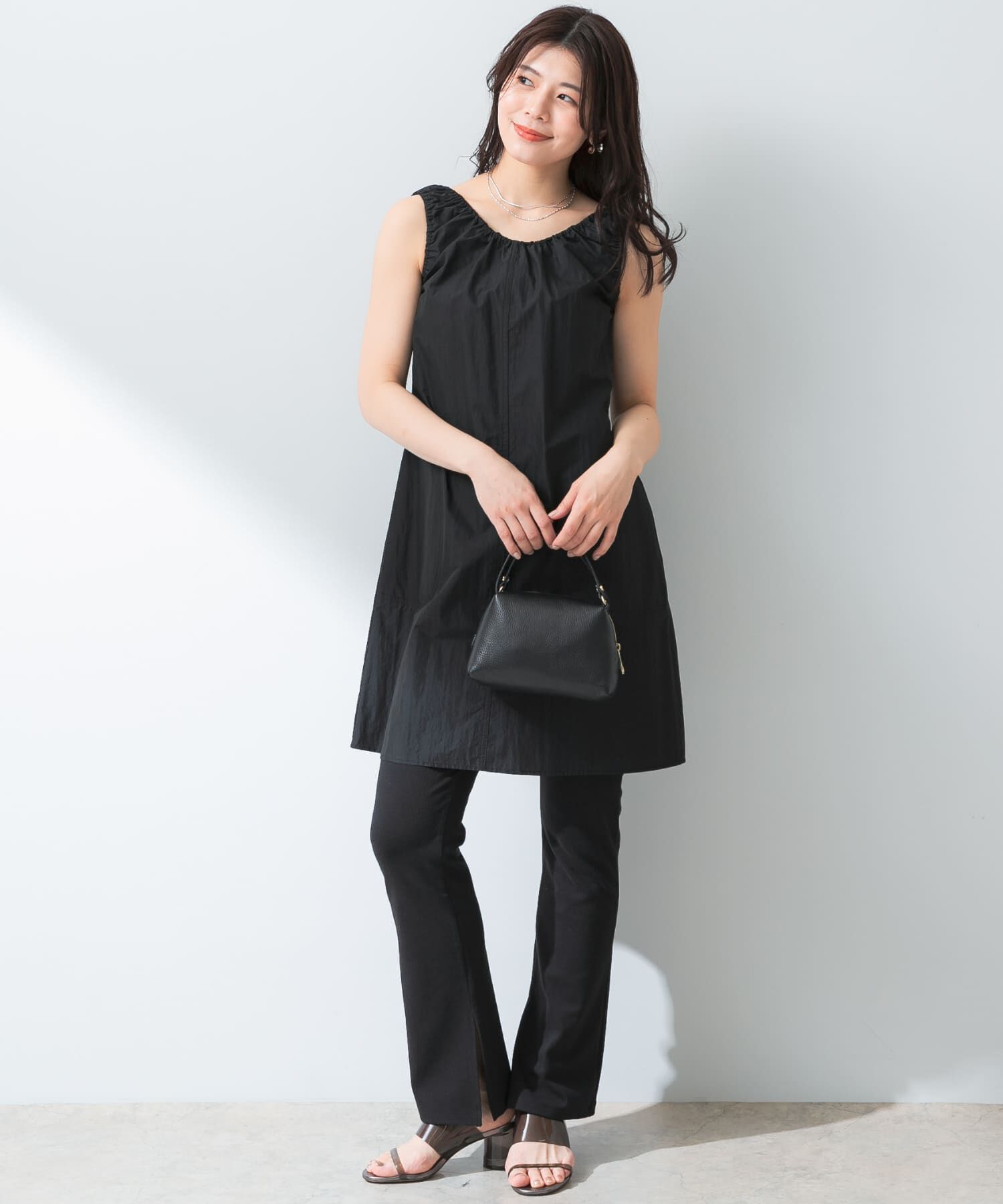 URBAN RESEARCH ROSSO「『UR TECH ひやサラクール』F by ROSSO　スリットフレアパンツ」|その他|