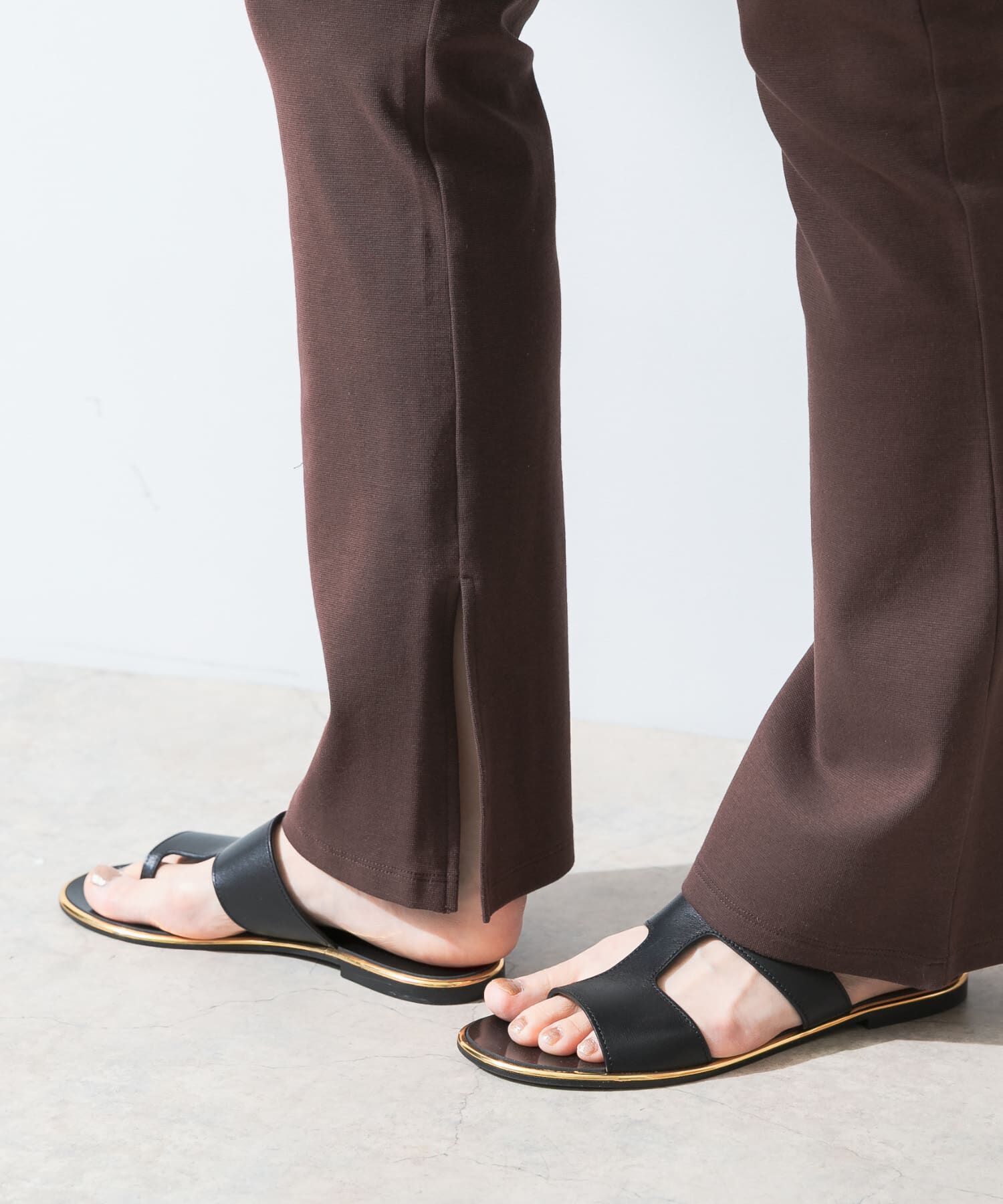 URBAN RESEARCH ROSSO「『UR TECH ひやサラクール』F by ROSSO　スリットフレアパンツ」|その他|