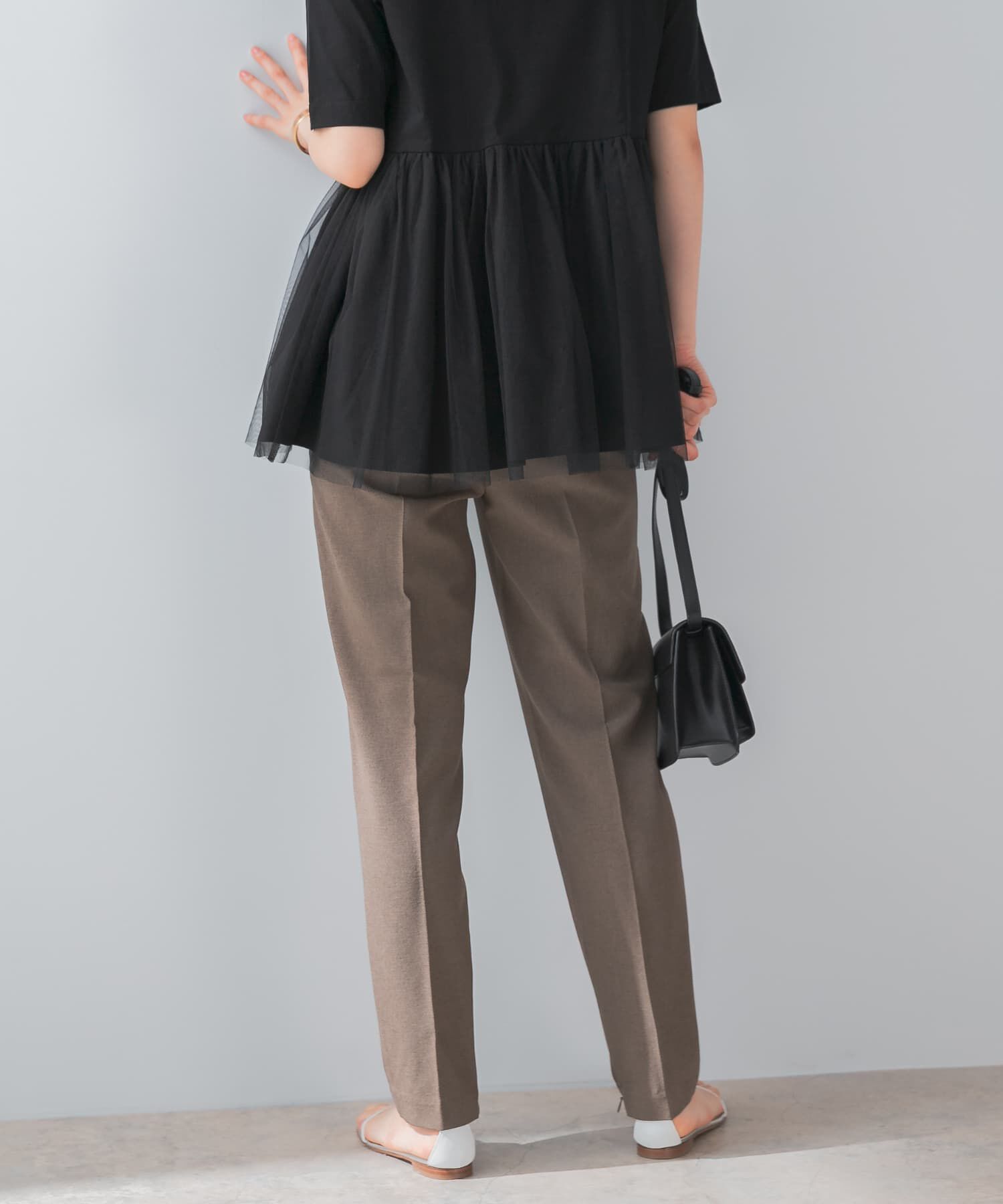 URBAN RESEARCH ROSSO「『UR TECH DRYLUXE』F by ROSSO　センタープレスストレートパンツ」|その他|