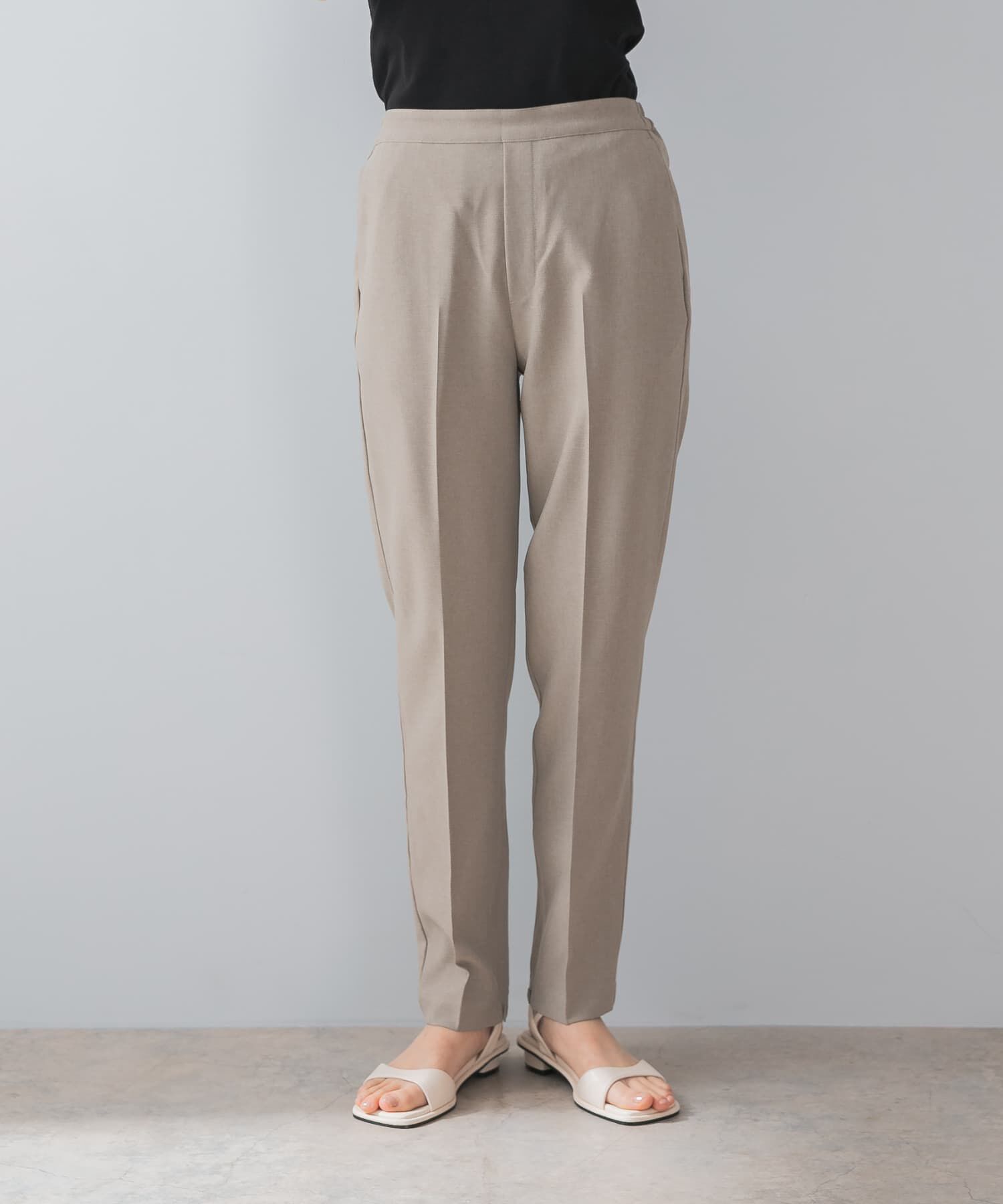 URBAN RESEARCH ROSSO「『UR TECH DRYLUXE』F by ROSSO　センタープレスストレートパンツ」|その他|