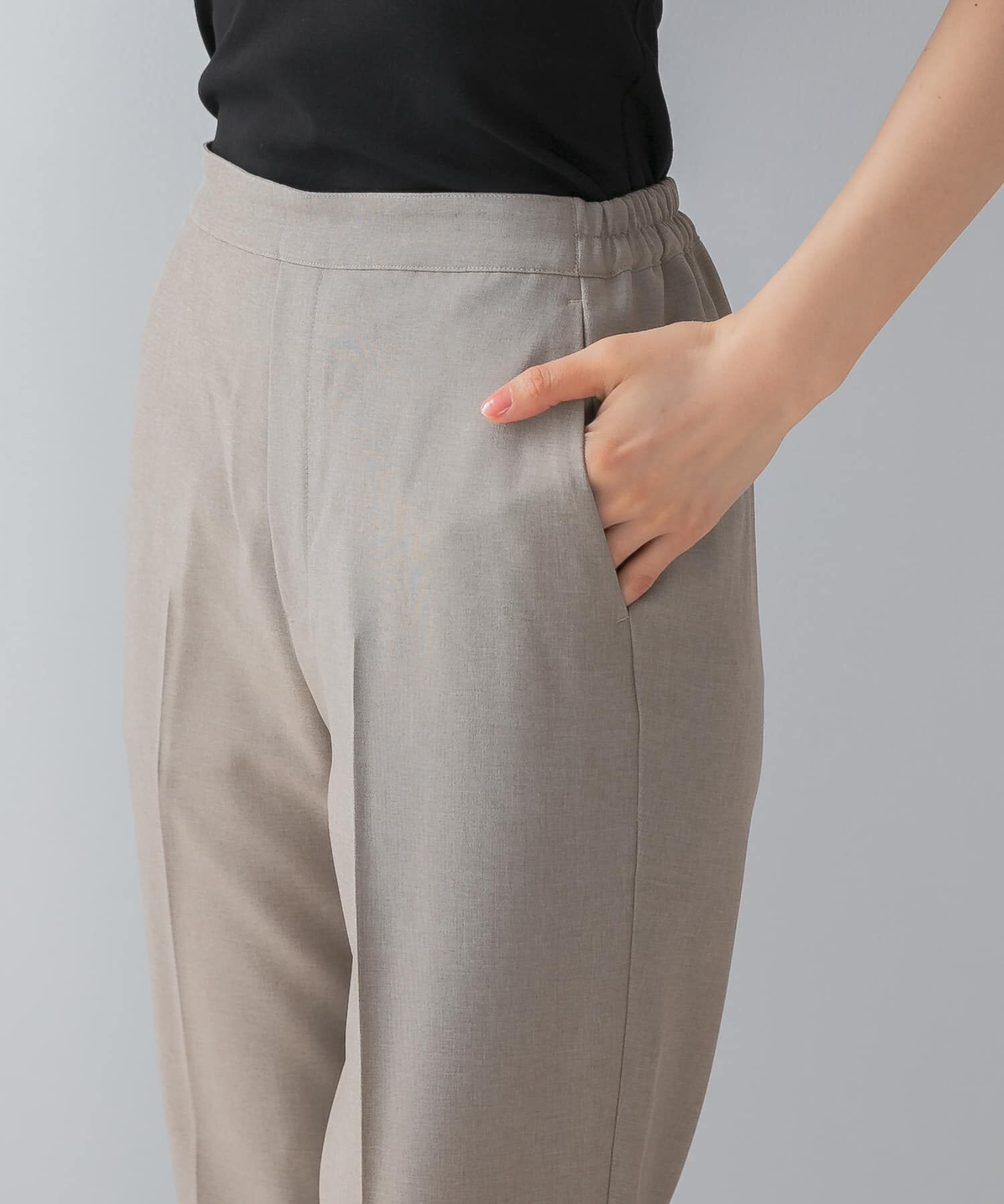 URBAN RESEARCH ROSSO「『UR TECH DRYLUXE』F by ROSSO　センタープレスストレートパンツ」|その他|