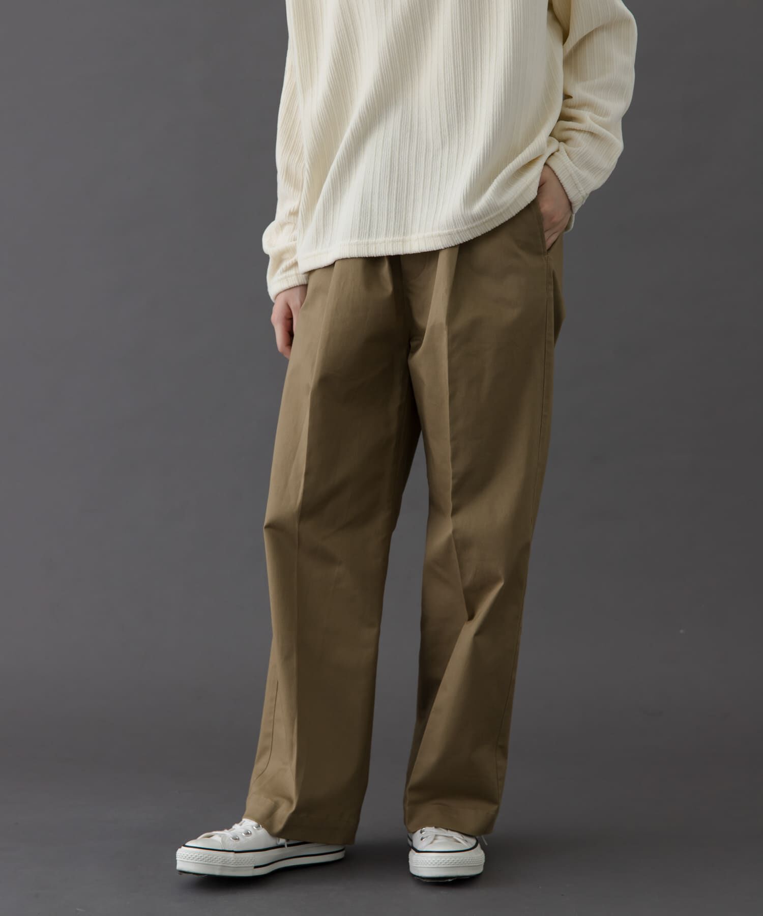 URBAN RESEARCH DOORS「FORK&SPOON　イージーチノパンツ」|その他|ベージュ