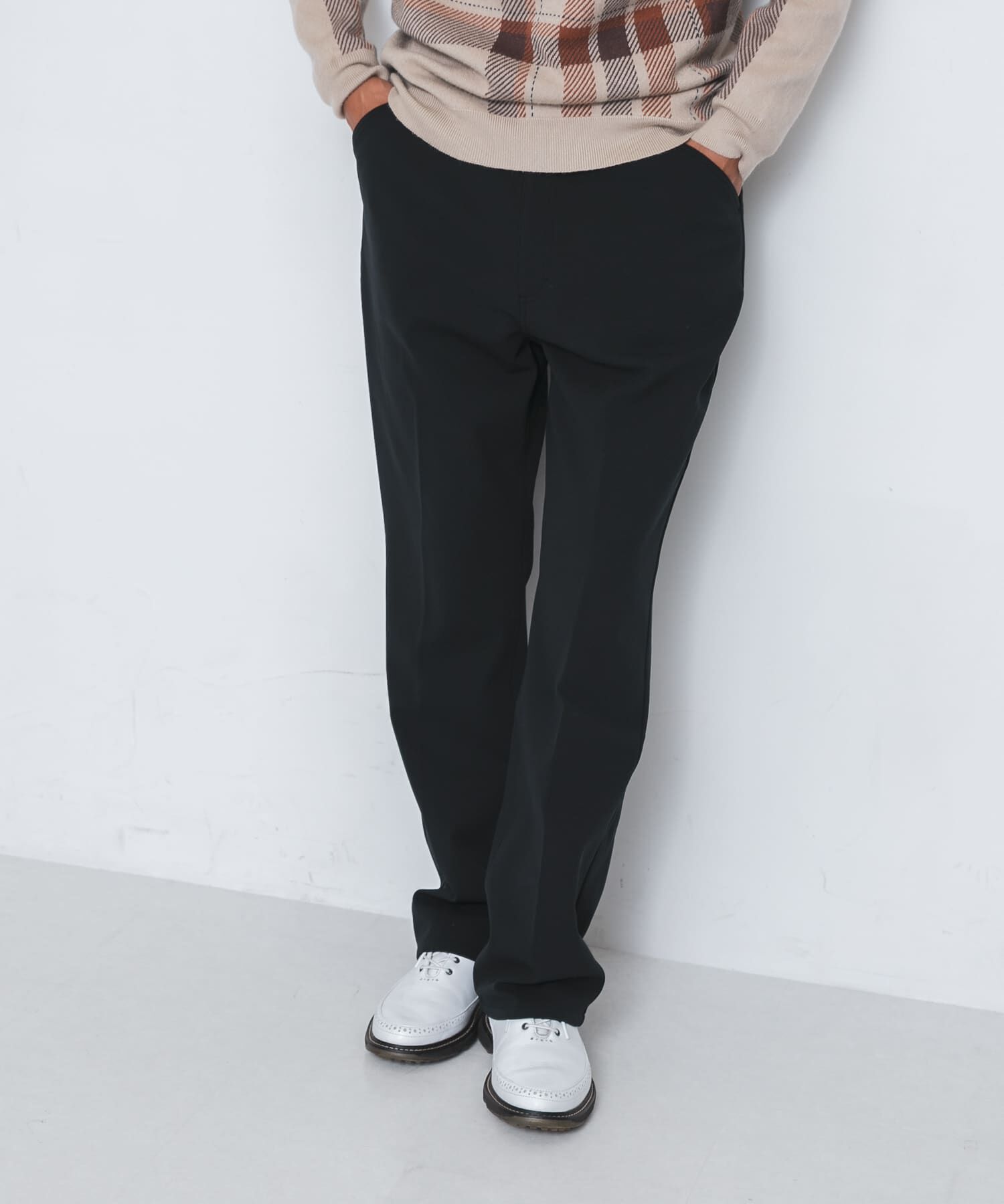 Sonny Label 「OOPS　360&deg;ストレッチフレアパンツ」|その他|ブラック