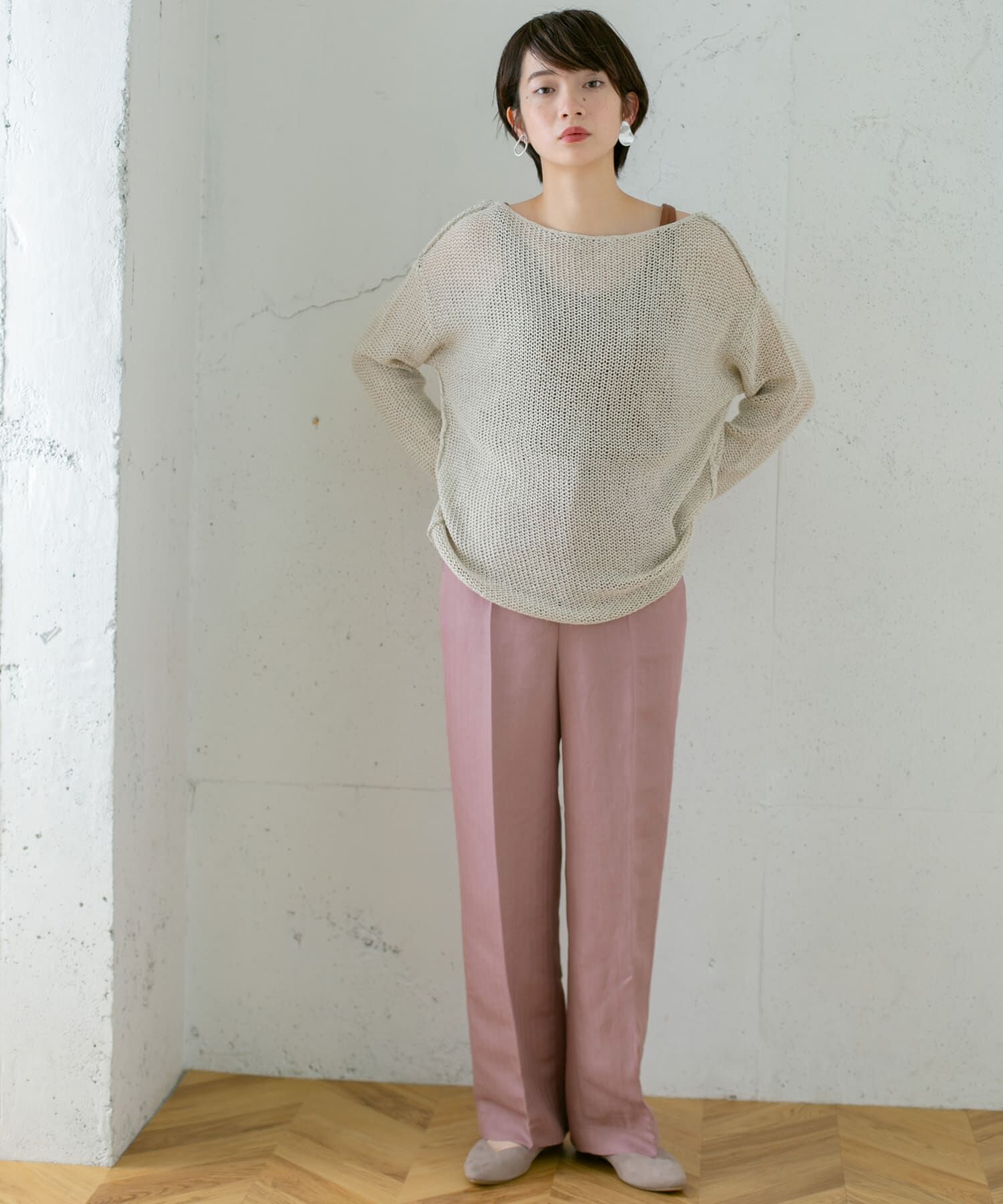  「ヘリンボンストレートパンツ&there4;」|その他|