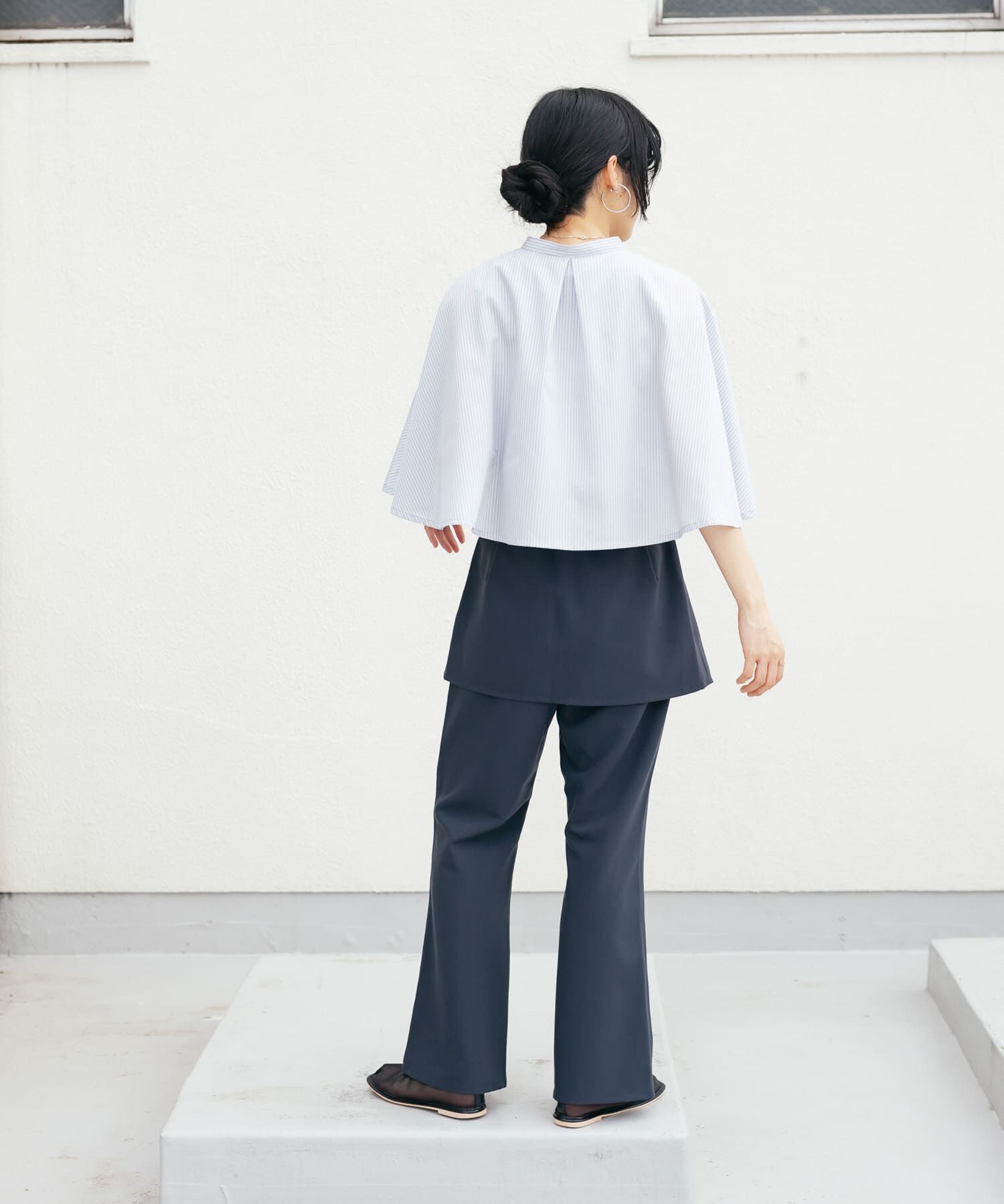  「『2サイズ展開』スカートレイヤードフレアパンツ」|その他|