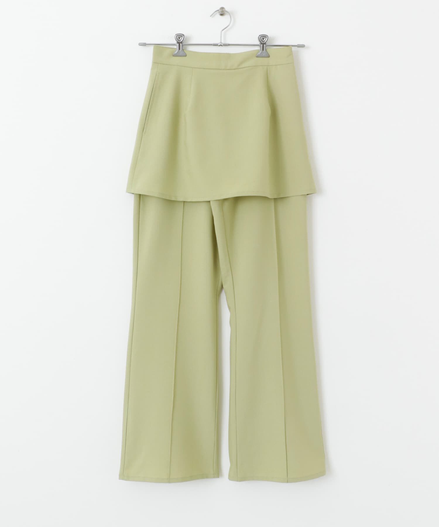  「『2サイズ展開』スカートレイヤードフレアパンツ」|その他|