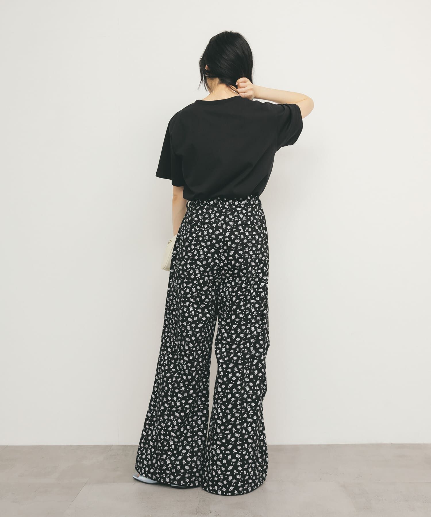  「フラワープリントドロストパンツ」|その他|