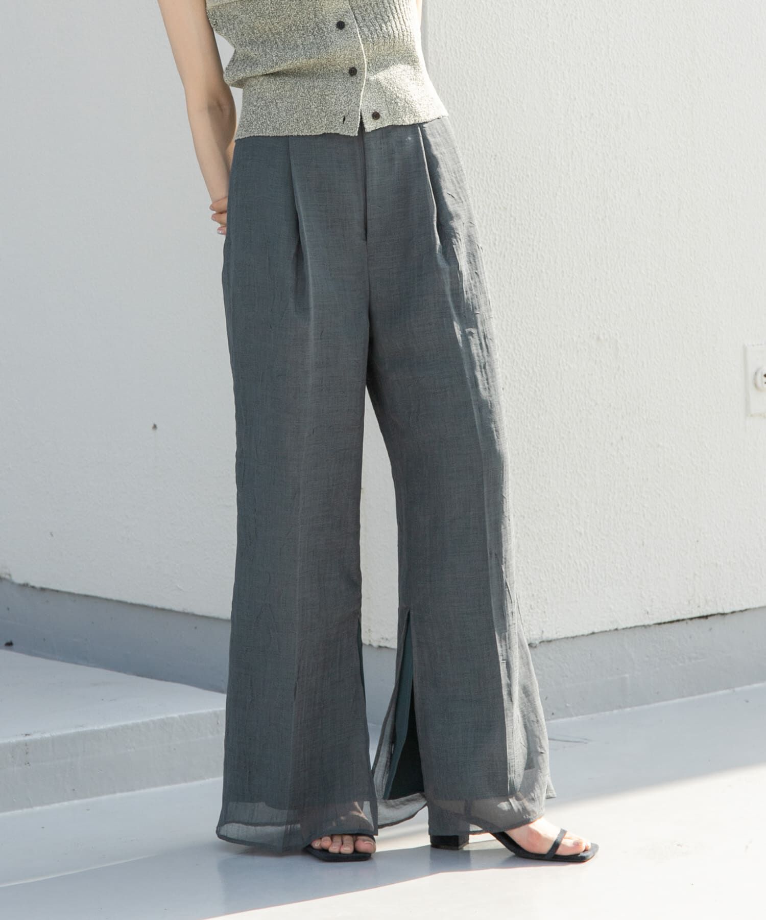  「シアーレイヤードパンツ」|その他|