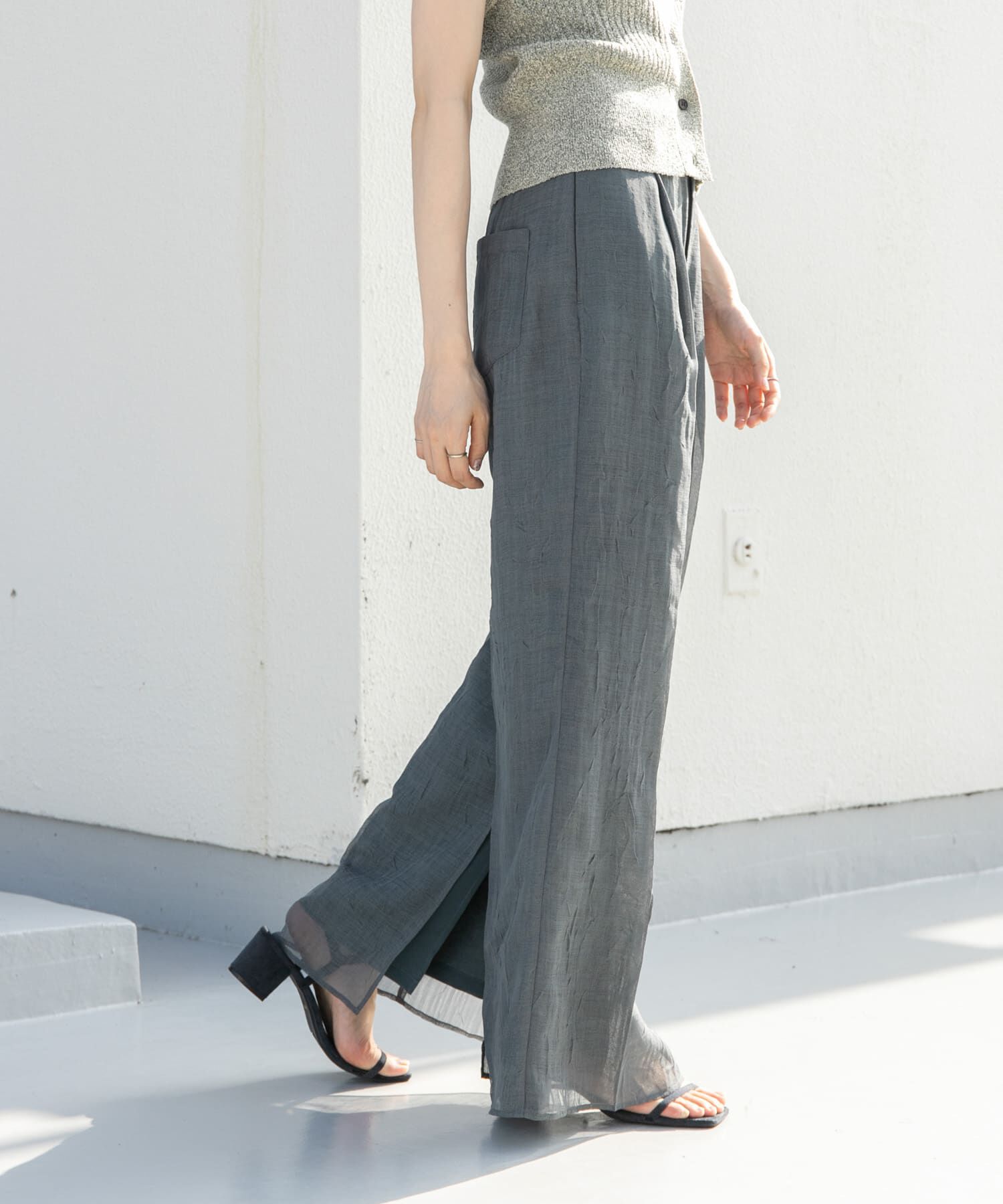  「シアーレイヤードパンツ」|その他|