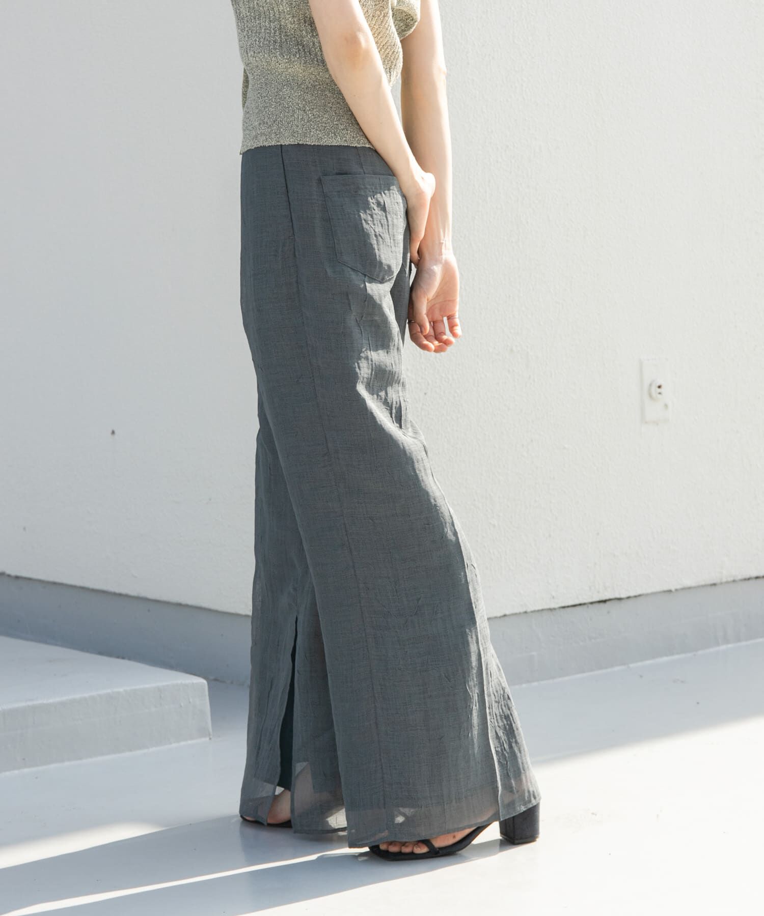  「シアーレイヤードパンツ」|その他|