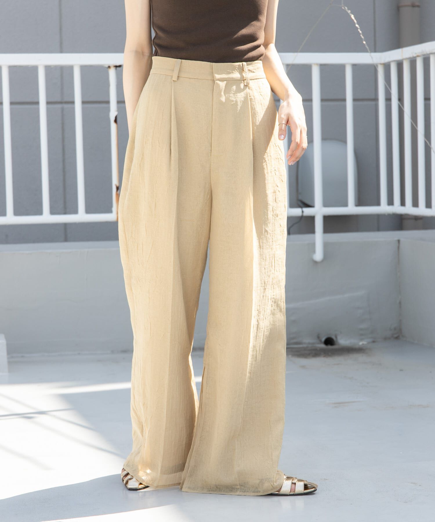  「シアーレイヤードパンツ」|その他|