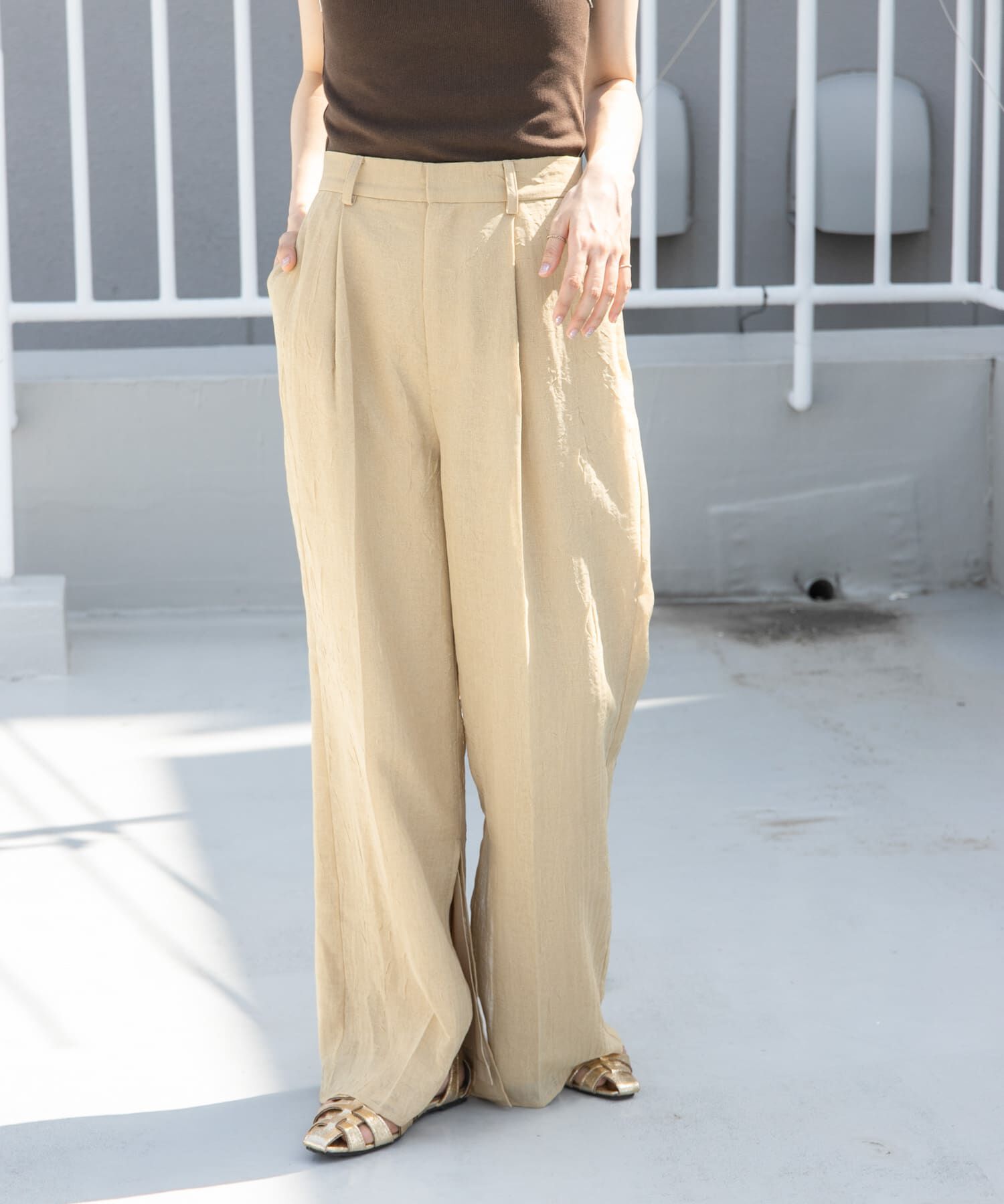  「シアーレイヤードパンツ」|その他|