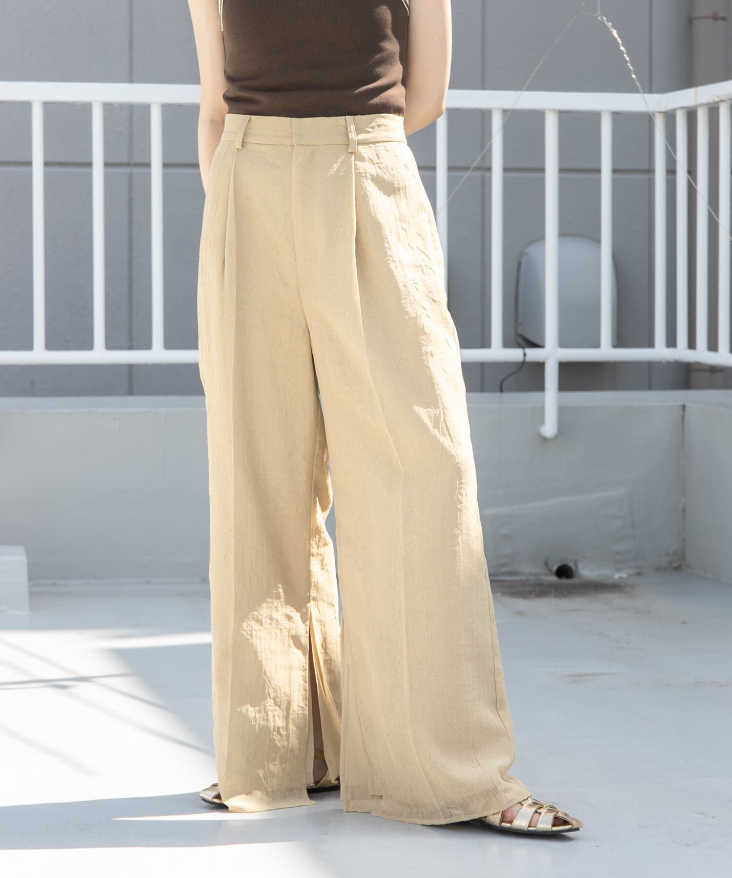  「シアーレイヤードパンツ」|その他|