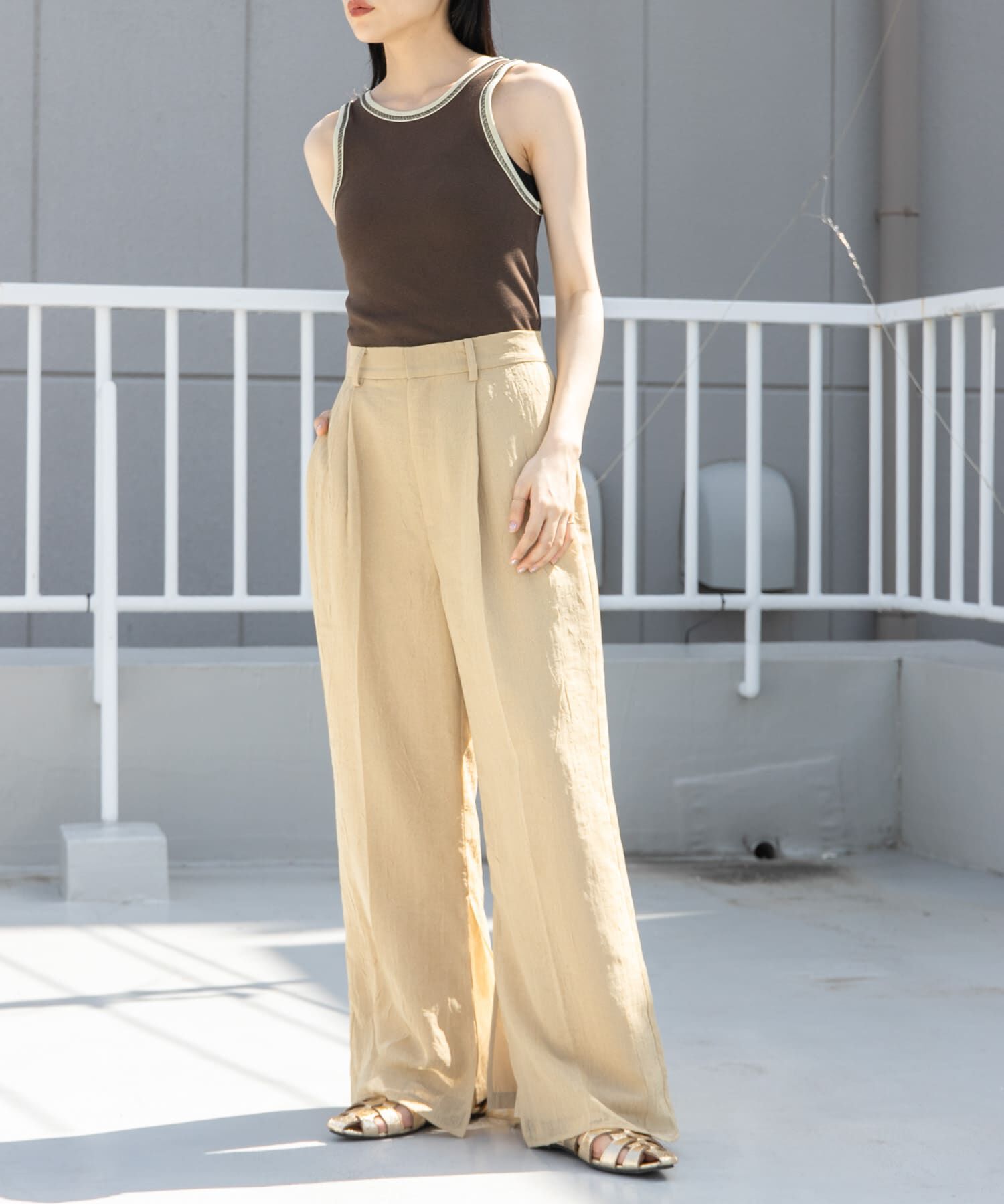  「シアーレイヤードパンツ」|その他|