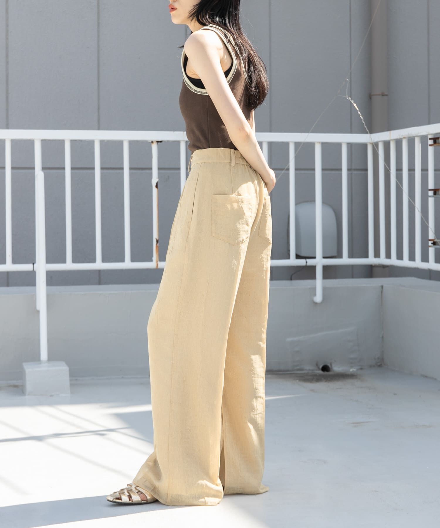  「シアーレイヤードパンツ」|その他|