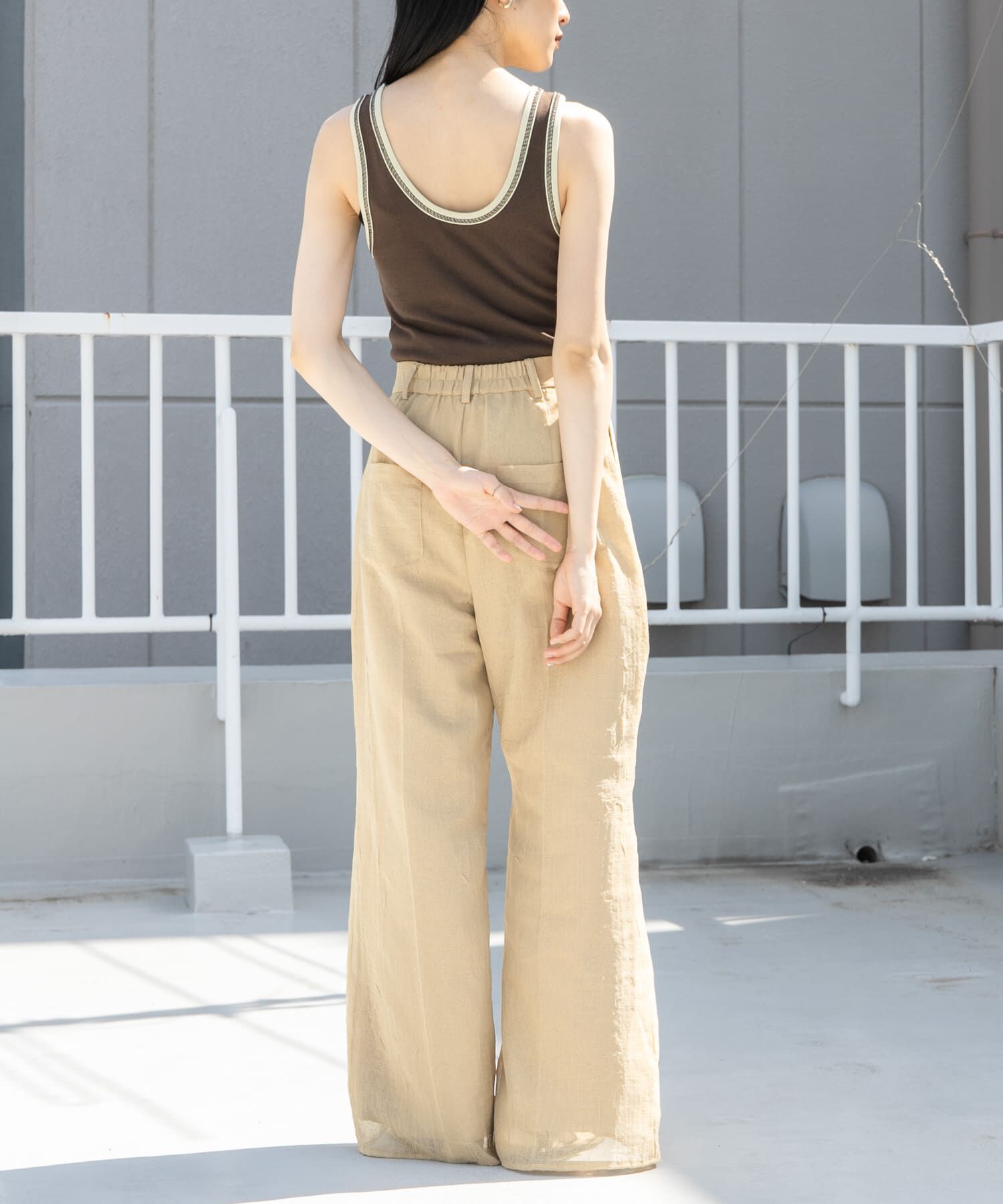  「シアーレイヤードパンツ」|その他|