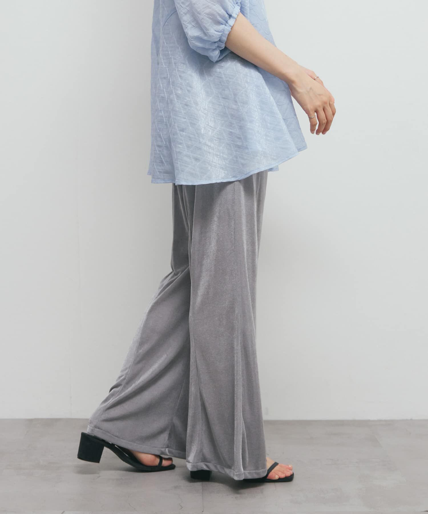  「シャイニーイージーフレアパンツ」|その他|