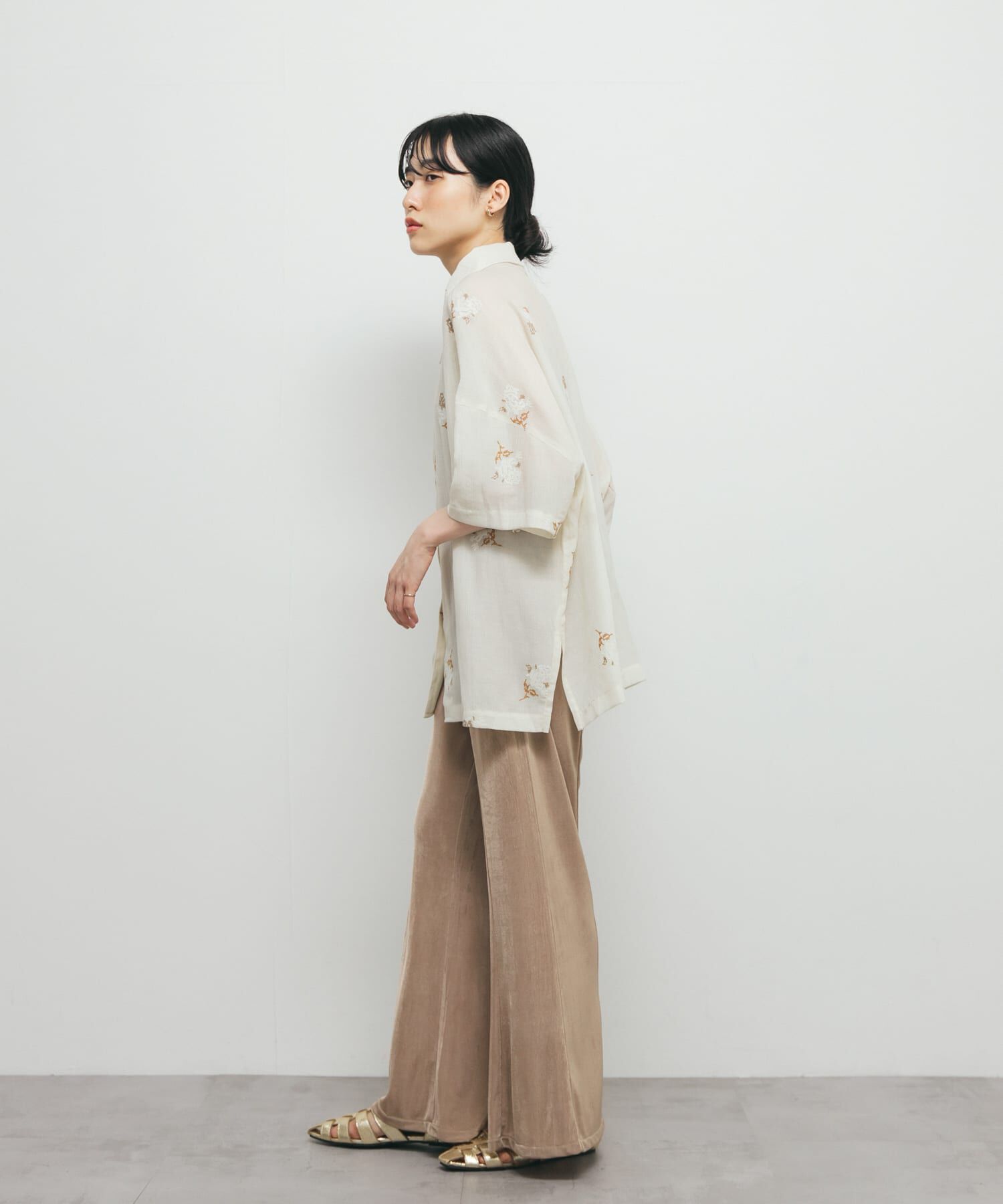  「シャイニーイージーフレアパンツ」|その他|