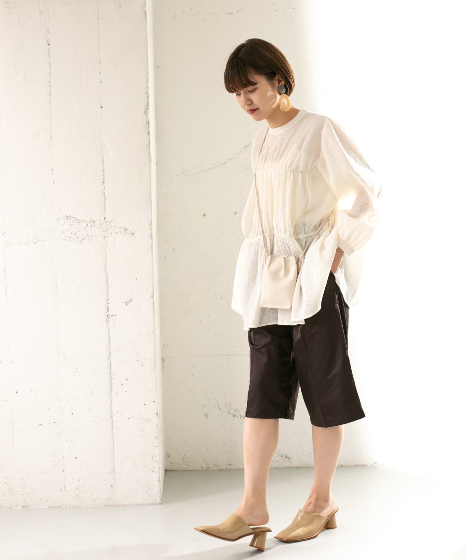  「シャイニーミディパンツ」|その他|