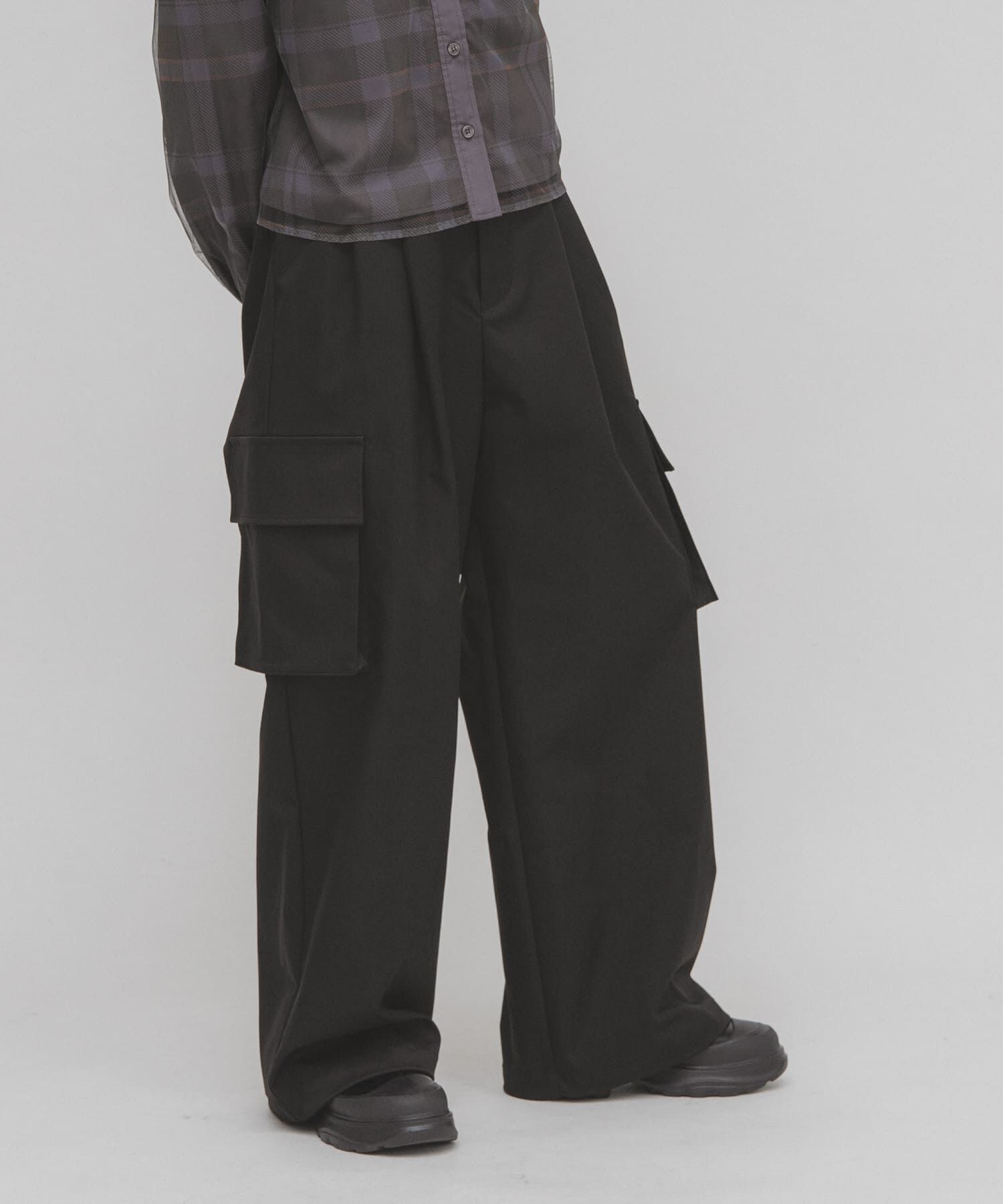  「カーゴデザインパンツ」|その他|ブラック