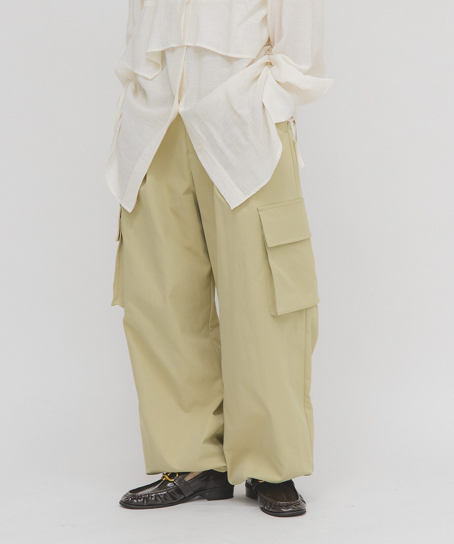  「カーゴデザインパンツ」|その他|ライトカーキ