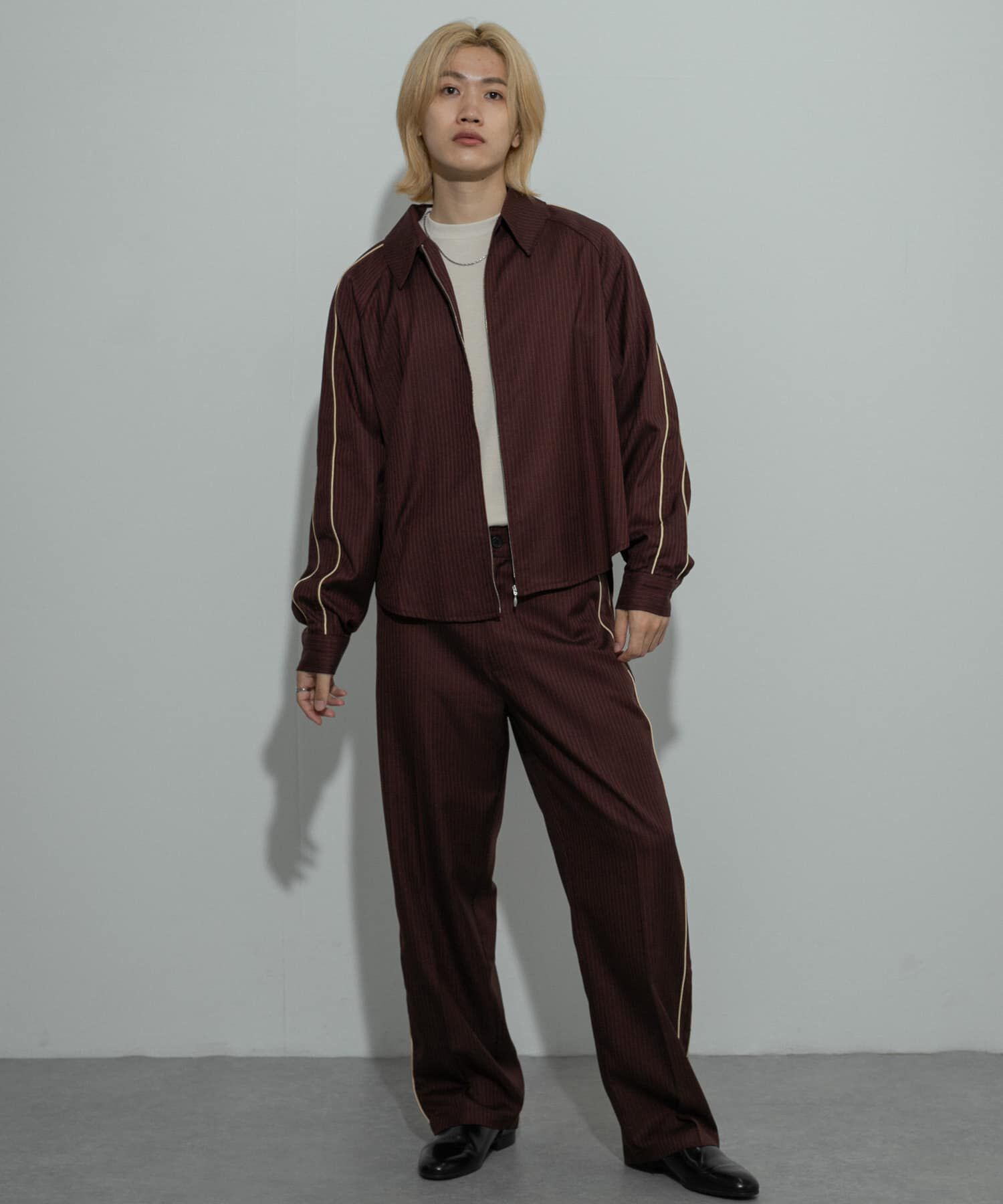 SENSE OF PLACE by URBAN RESEARCH「サイドラインピンストライプスラックス」|その他|