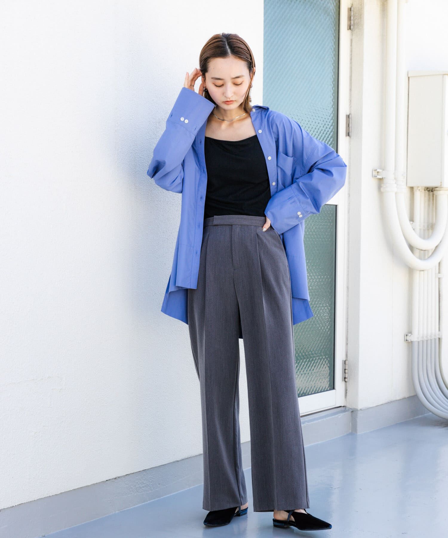 SENSE OF PLACE by URBAN RESEARCH「センタープレスストレートパンツ」|その他|