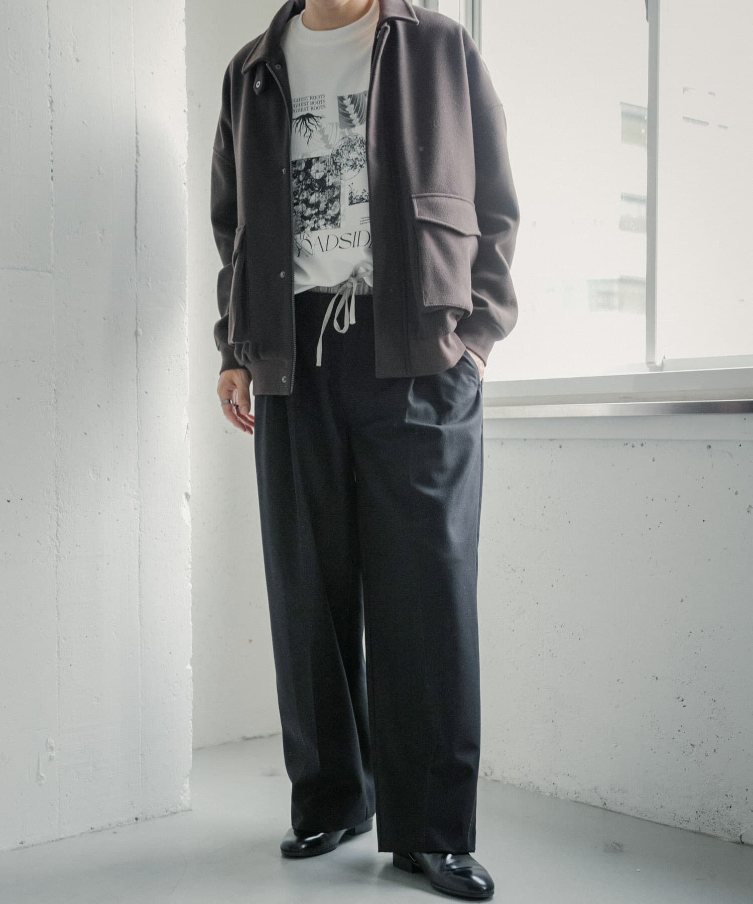 SENSE OF PLACE by URBAN RESEARCH「ウールライクフェイクレイヤードスラックス」|その他|