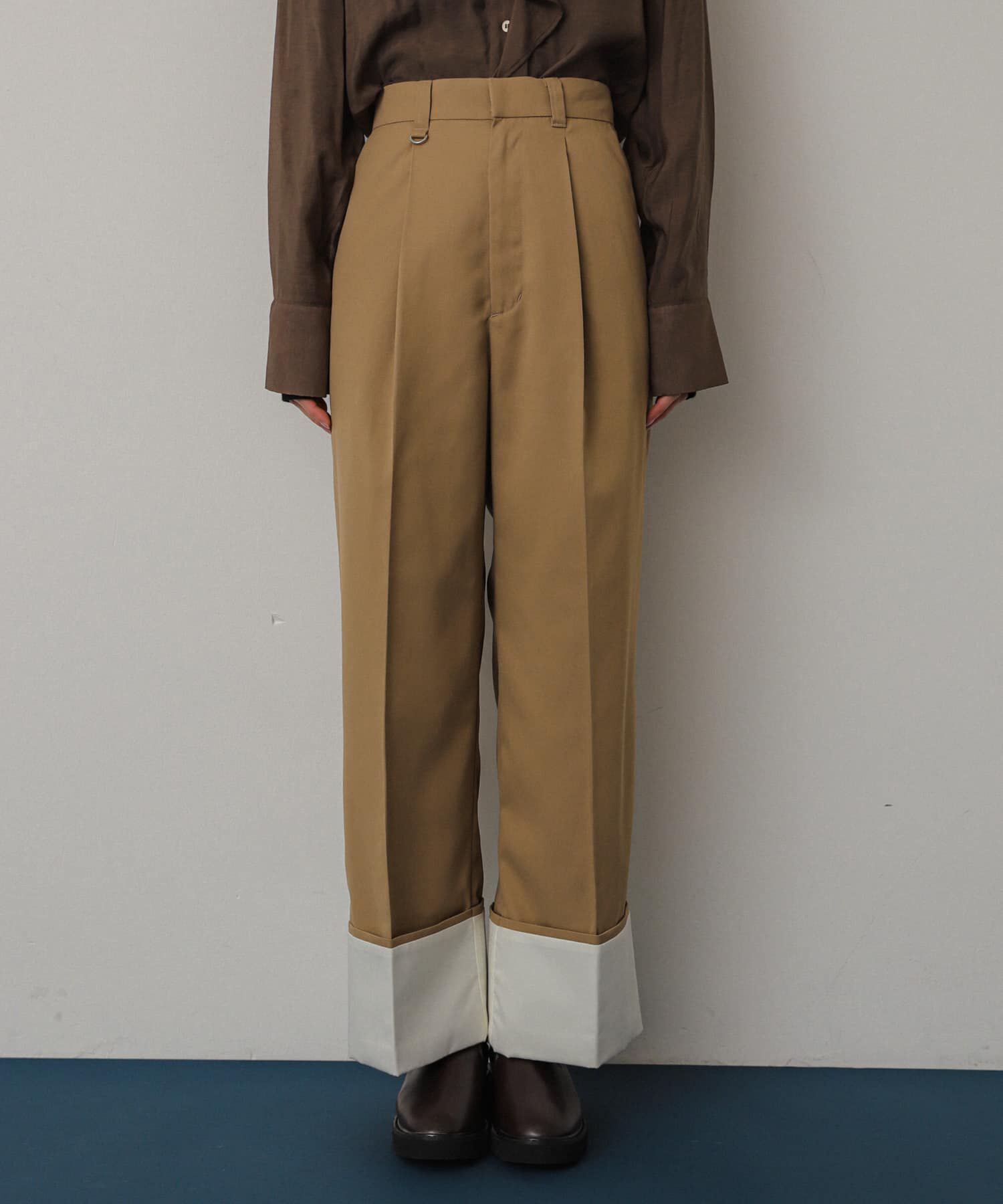 SENSE OF PLACE by URBAN RESEARCH「ワイドターンバックパンツ」|その他|