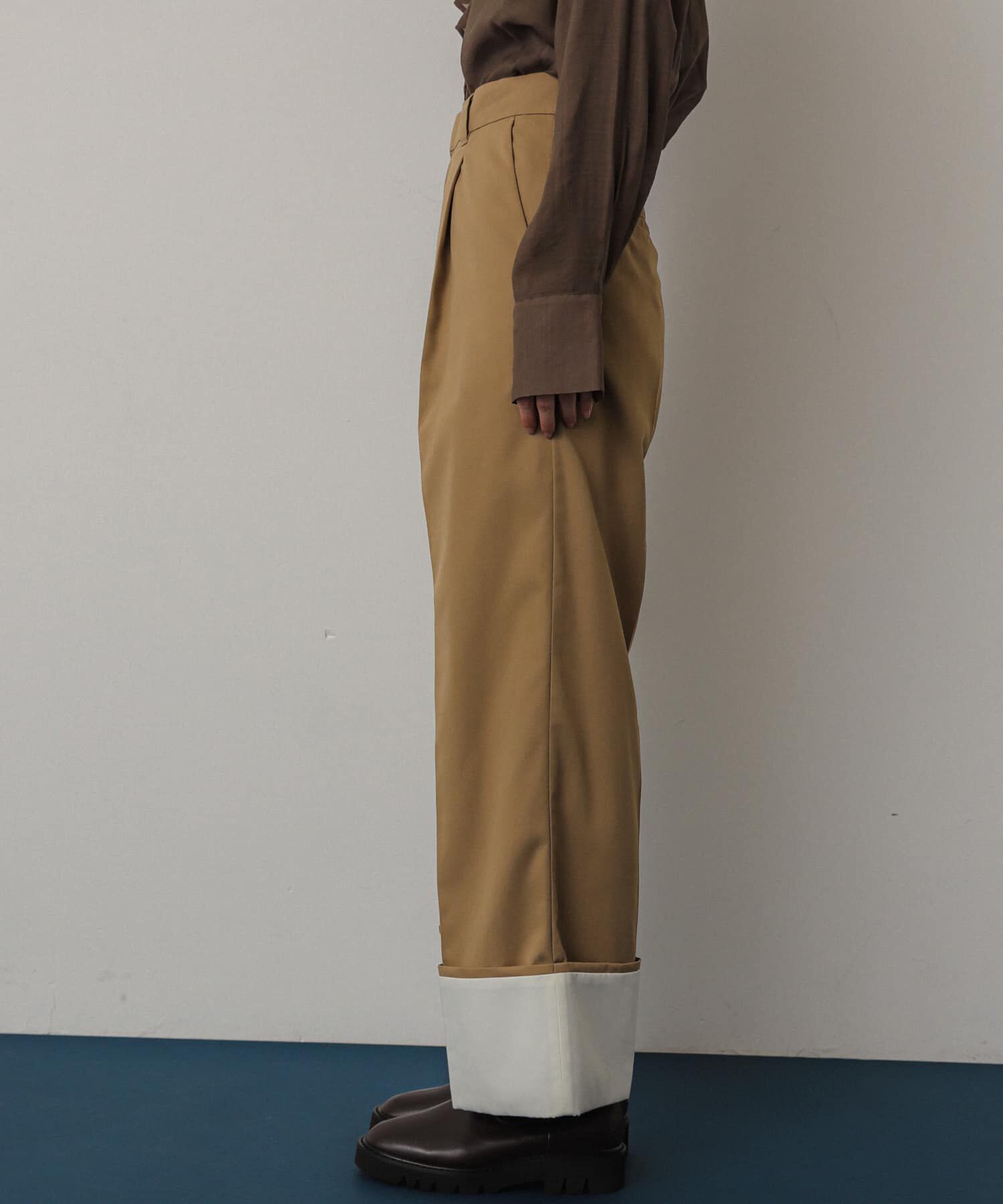 SENSE OF PLACE by URBAN RESEARCH「ワイドターンバックパンツ」|その他|