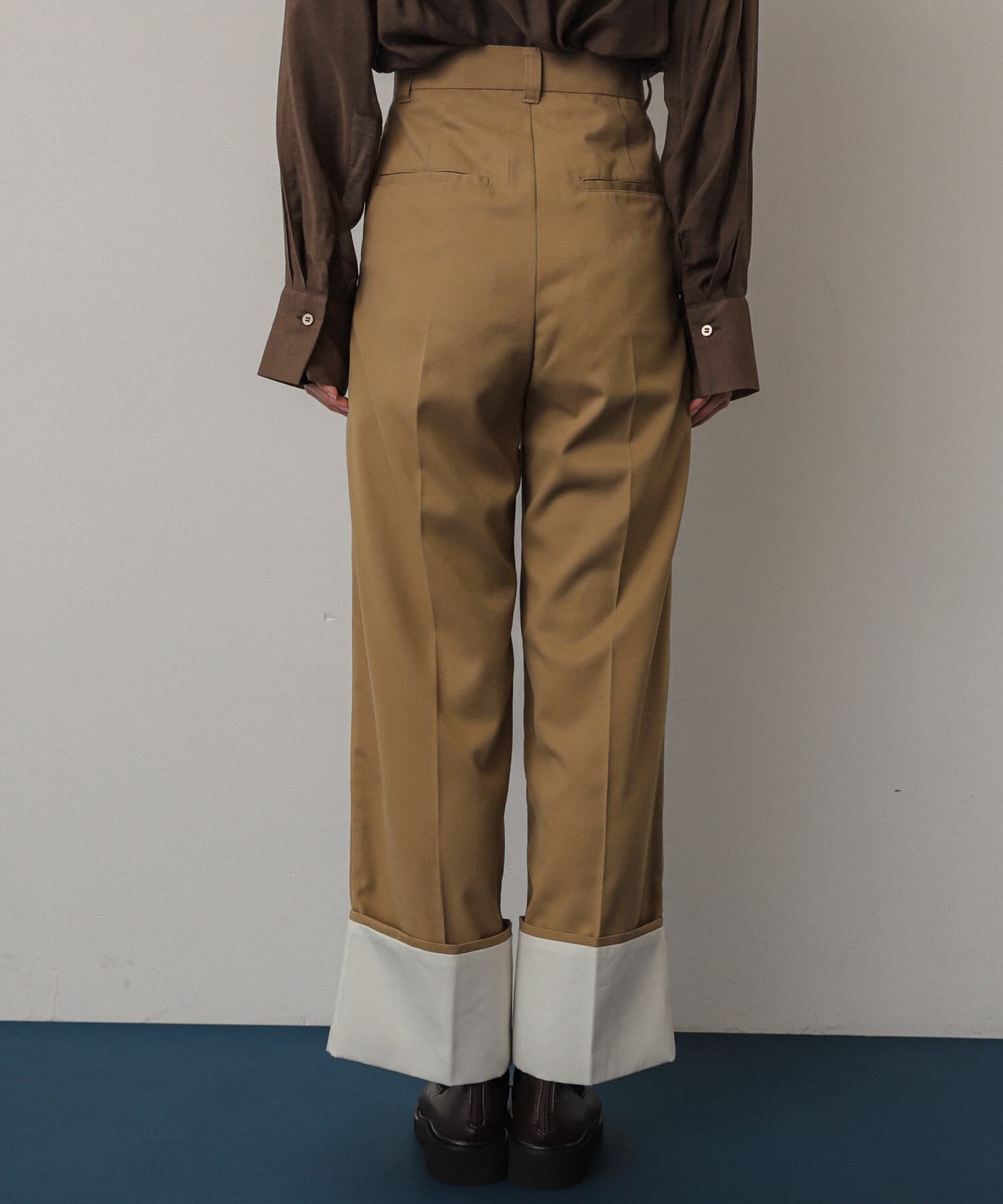 SENSE OF PLACE by URBAN RESEARCH「ワイドターンバックパンツ」|その他|