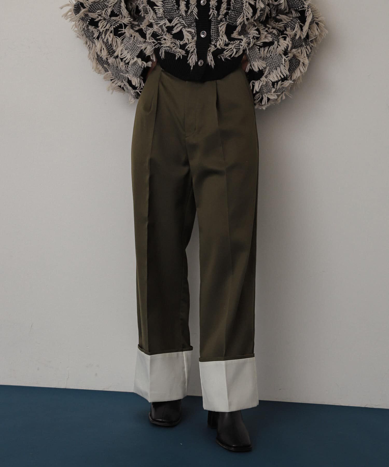 SENSE OF PLACE by URBAN RESEARCH「ワイドターンバックパンツ」|その他|