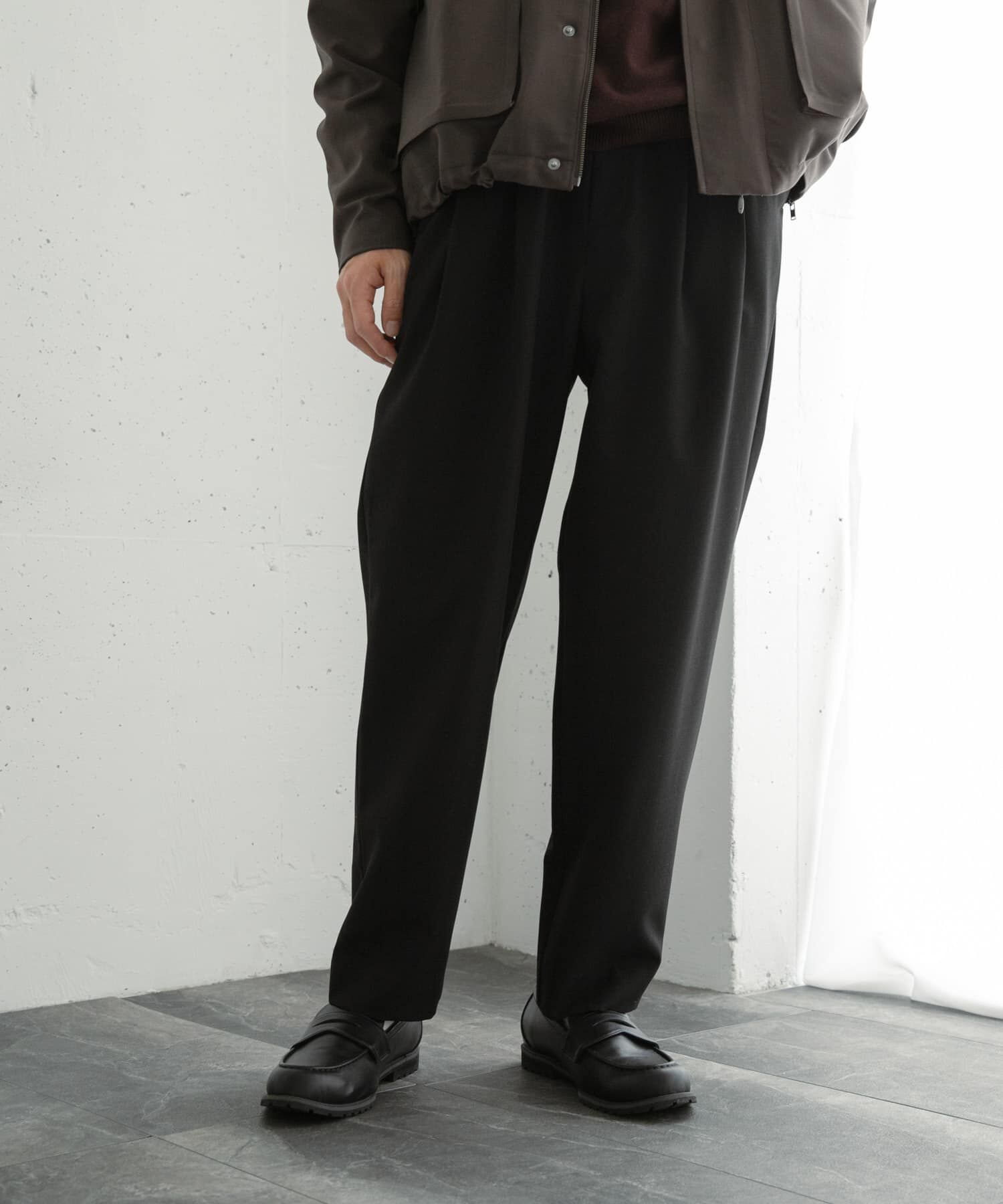 SENSE OF PLACE by URBAN RESEARCH「『イージーケア』ダブルタックテーパードパンツ」|その他|