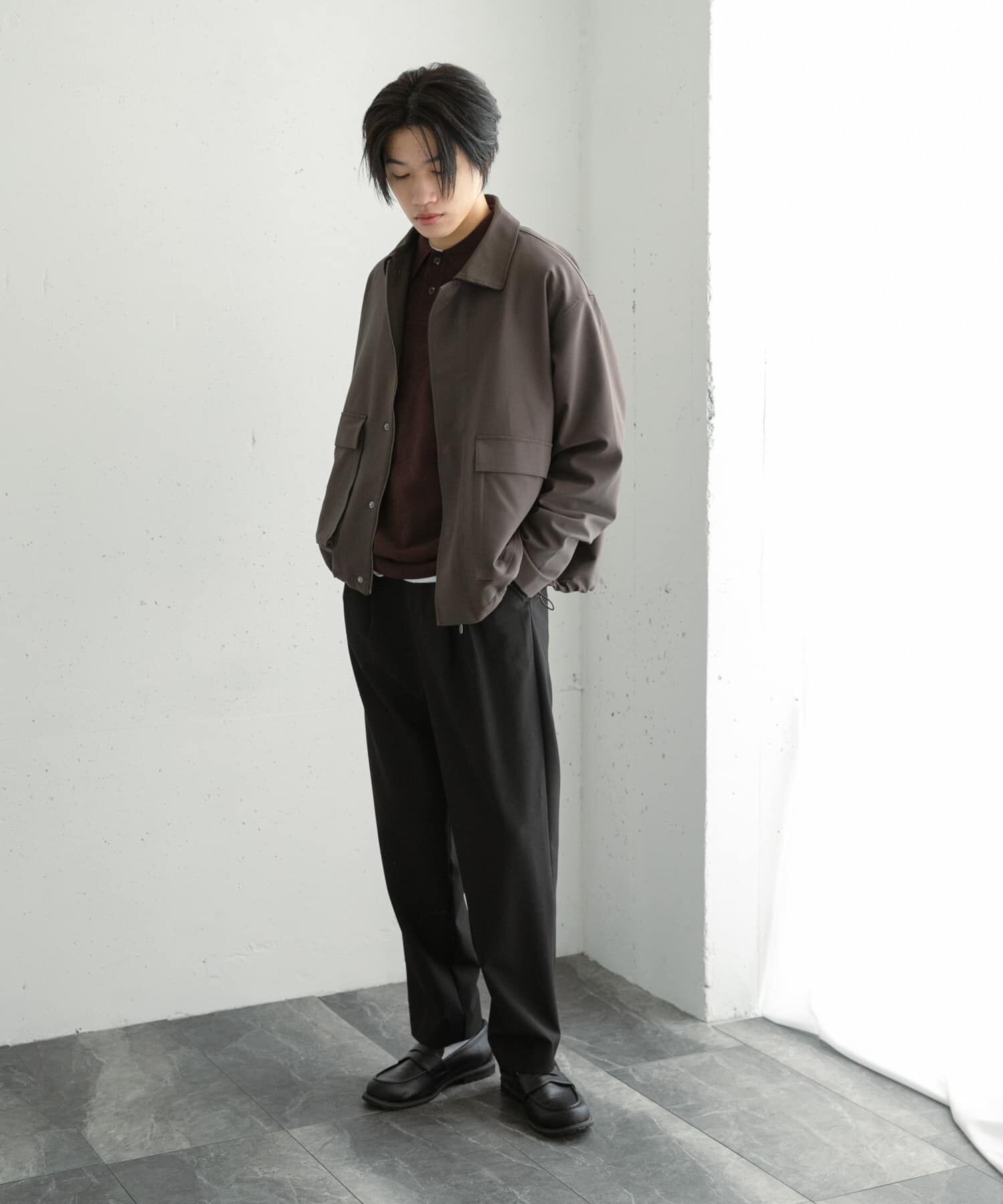 SENSE OF PLACE by URBAN RESEARCH「『イージーケア』ダブルタックテーパードパンツ」|その他|