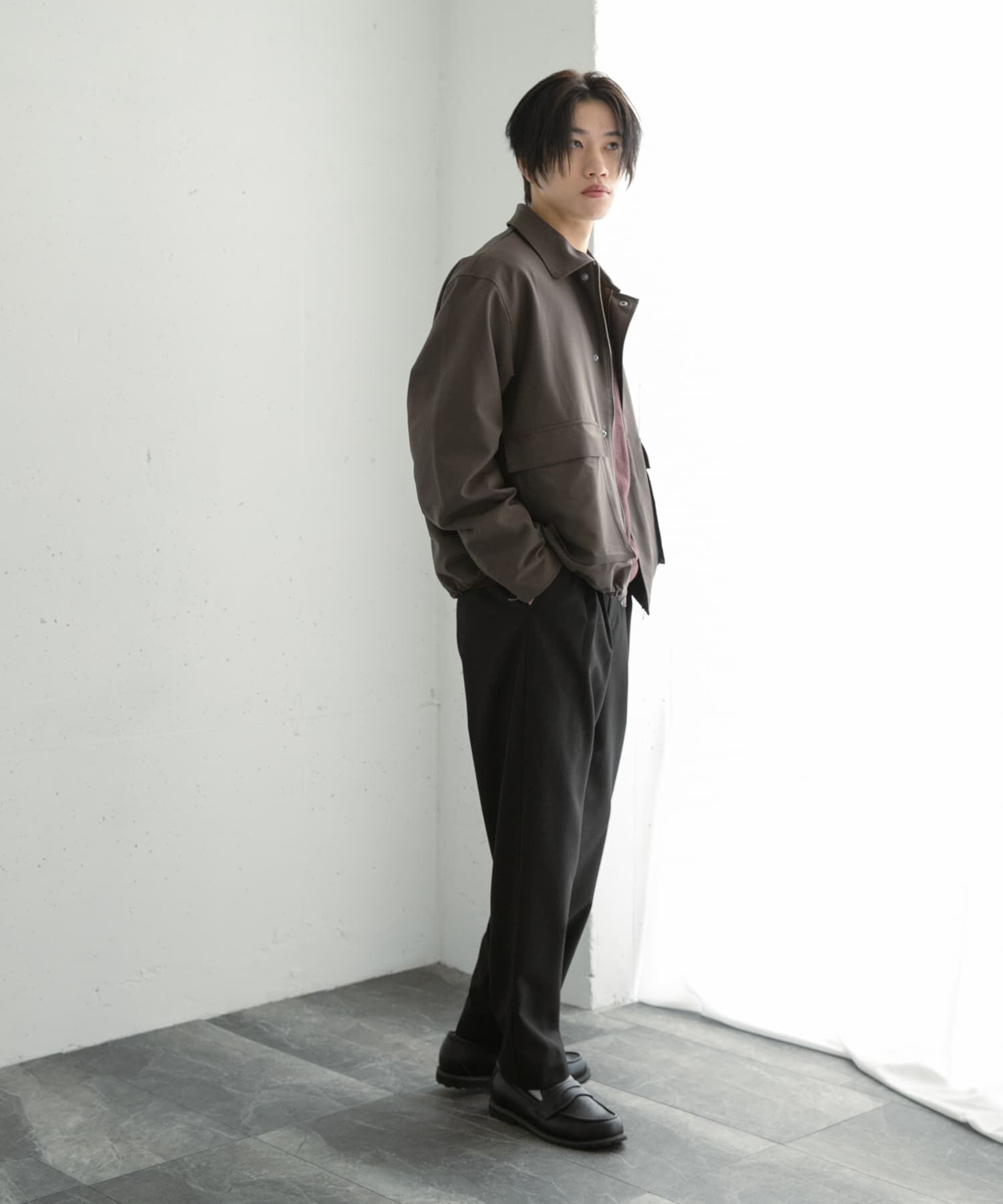 SENSE OF PLACE by URBAN RESEARCH「『イージーケア』ダブルタックテーパードパンツ」|その他|