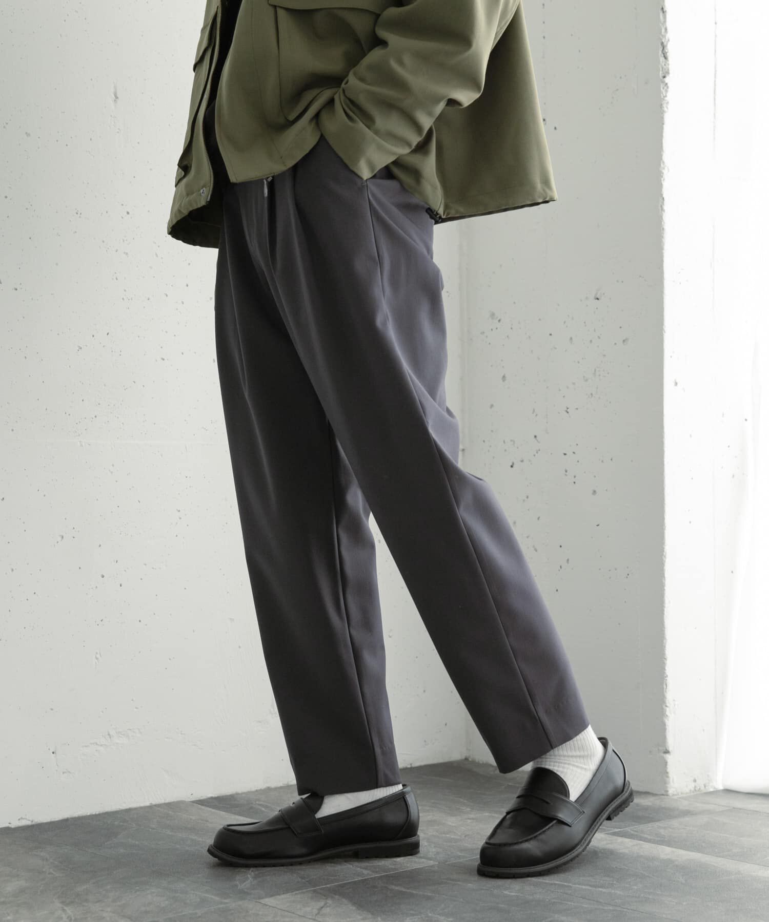 SENSE OF PLACE by URBAN RESEARCH「『イージーケア』ダブルタックテーパードパンツ」|その他|