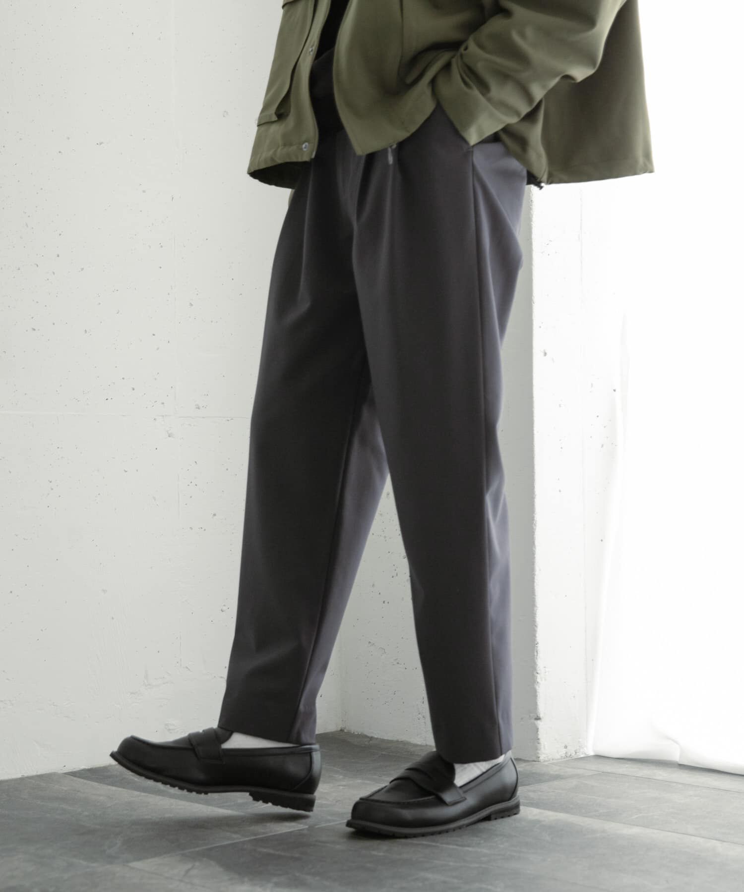 SENSE OF PLACE by URBAN RESEARCH「『イージーケア』ダブルタックテーパードパンツ」|その他|