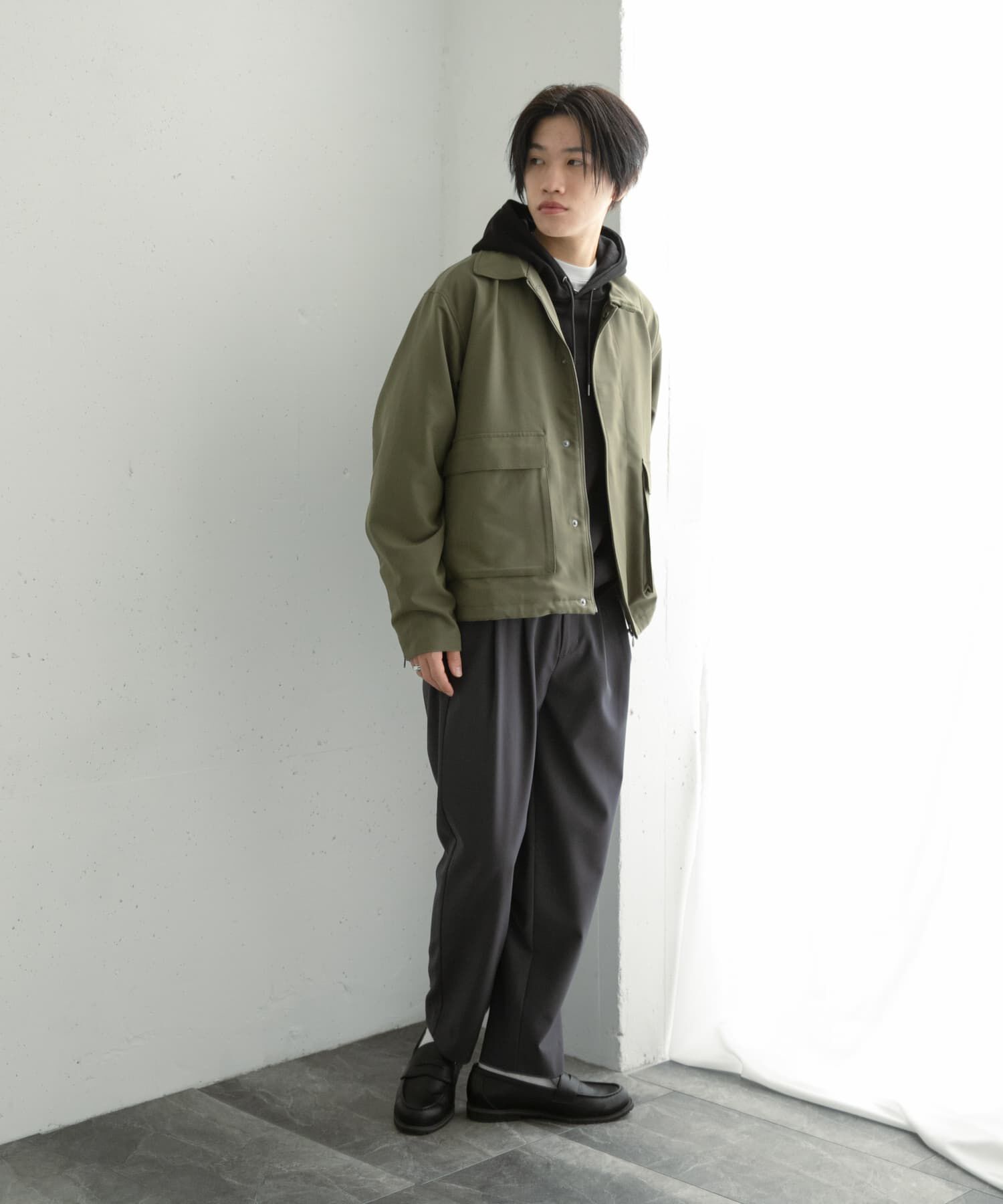 SENSE OF PLACE by URBAN RESEARCH「『イージーケア』ダブルタックテーパードパンツ」|その他|