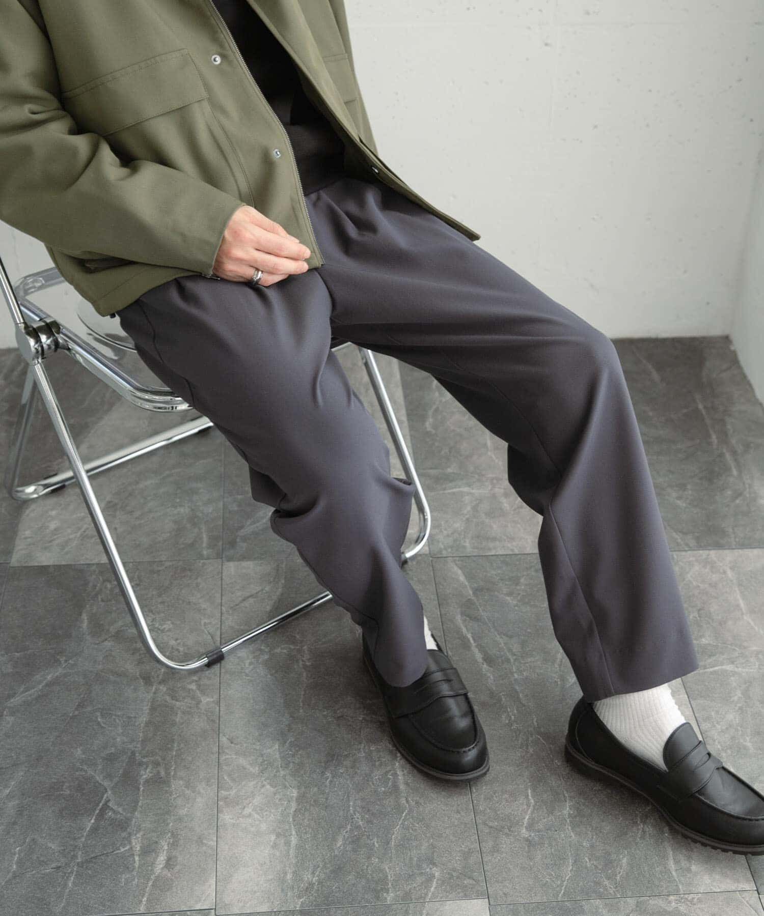 SENSE OF PLACE by URBAN RESEARCH「『イージーケア』ダブルタックテーパードパンツ」|その他|