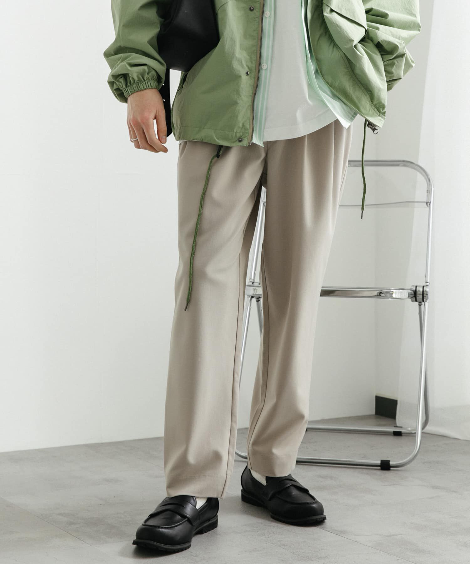 SENSE OF PLACE by URBAN RESEARCH「『イージーケア』ダブルタックテーパードパンツ」|その他|