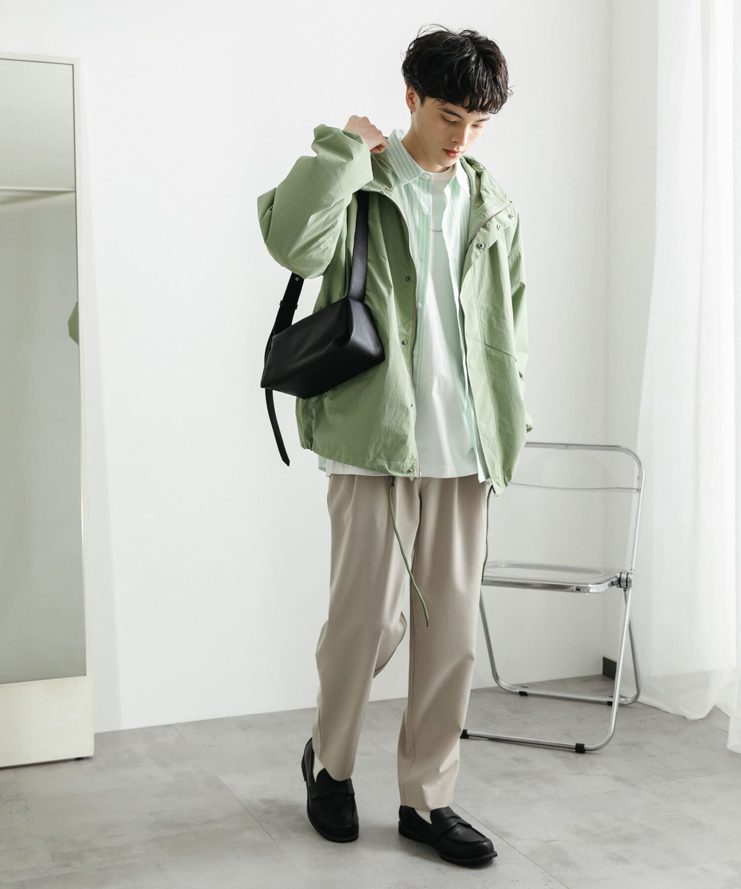 SENSE OF PLACE by URBAN RESEARCH「『イージーケア』ダブルタックテーパードパンツ」|その他|