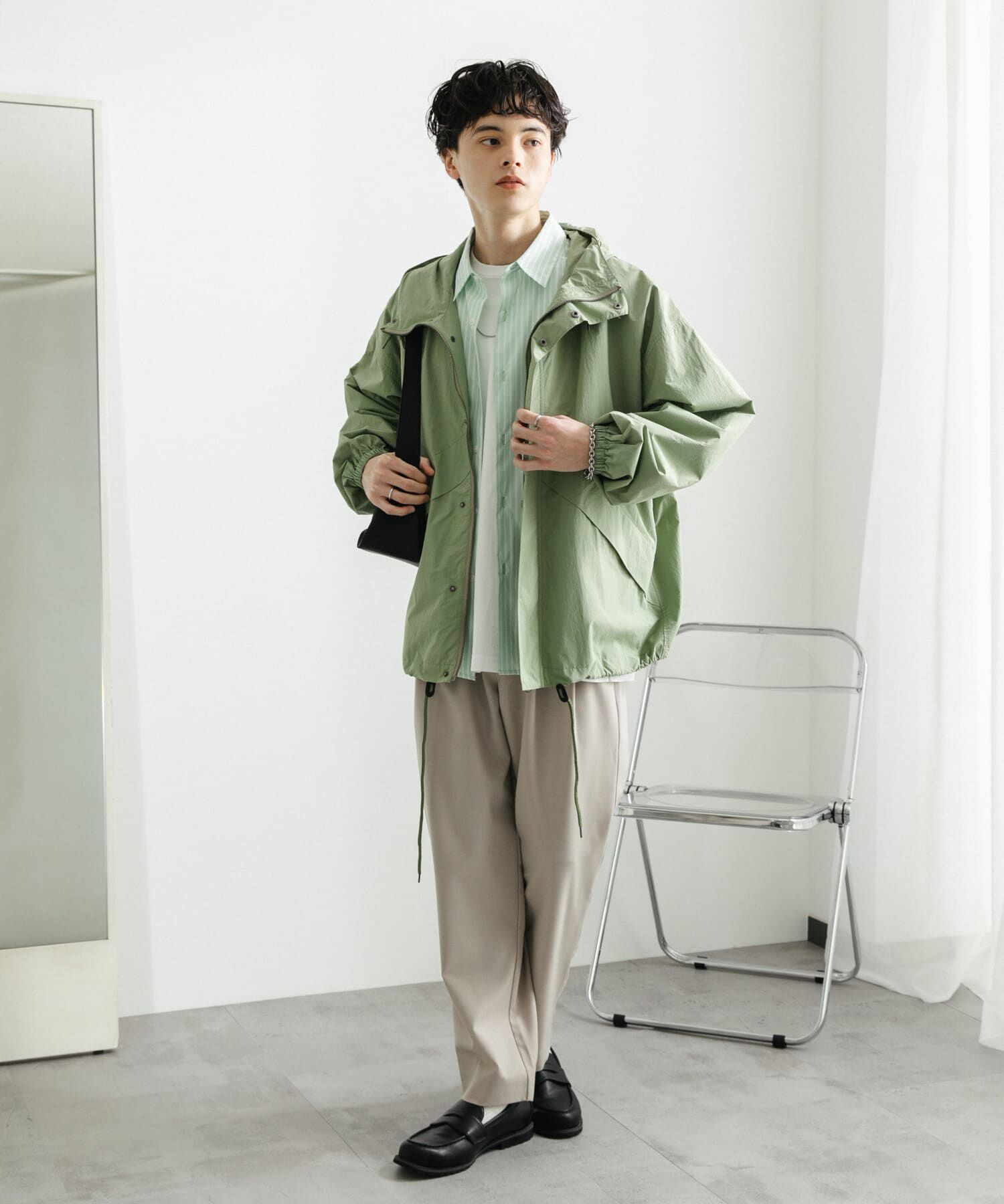 SENSE OF PLACE by URBAN RESEARCH「『イージーケア』ダブルタックテーパードパンツ」|その他|