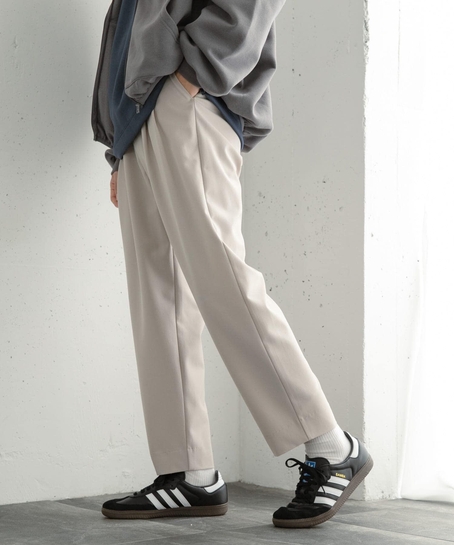 SENSE OF PLACE by URBAN RESEARCH「『イージーケア』ダブルタックテーパードパンツ」|その他|