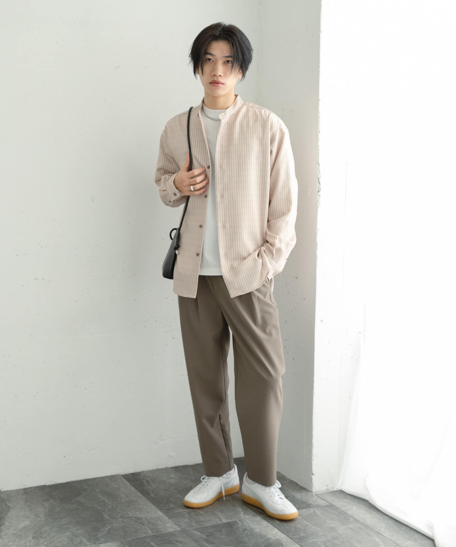 SENSE OF PLACE by URBAN RESEARCH「『イージーケア』ダブルタックテーパードパンツ」|その他|